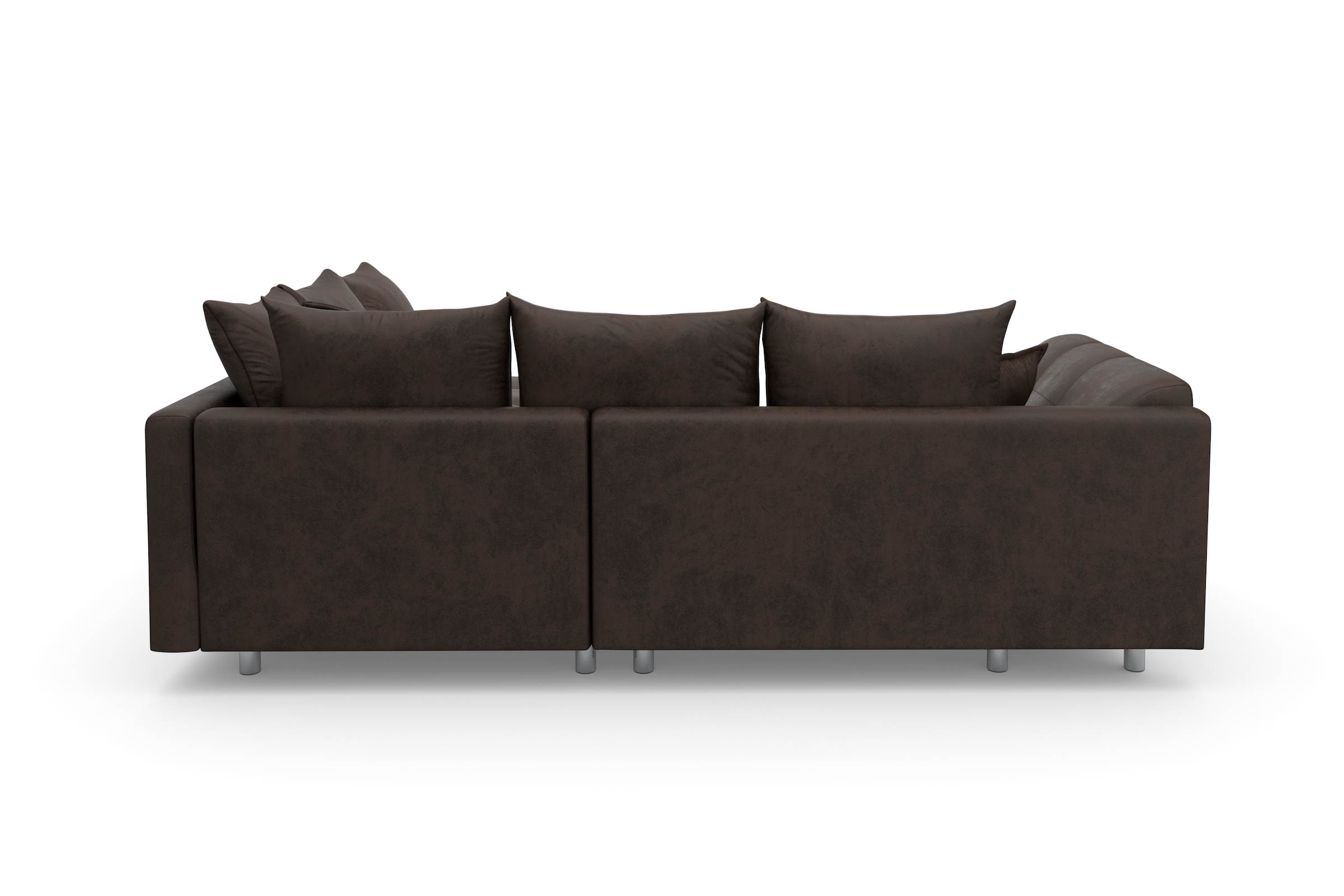 COLLECTION AB Ecksofa Joseli,  mit Zier- und Rückenkissen, komfortable Schanzen-Armlehne