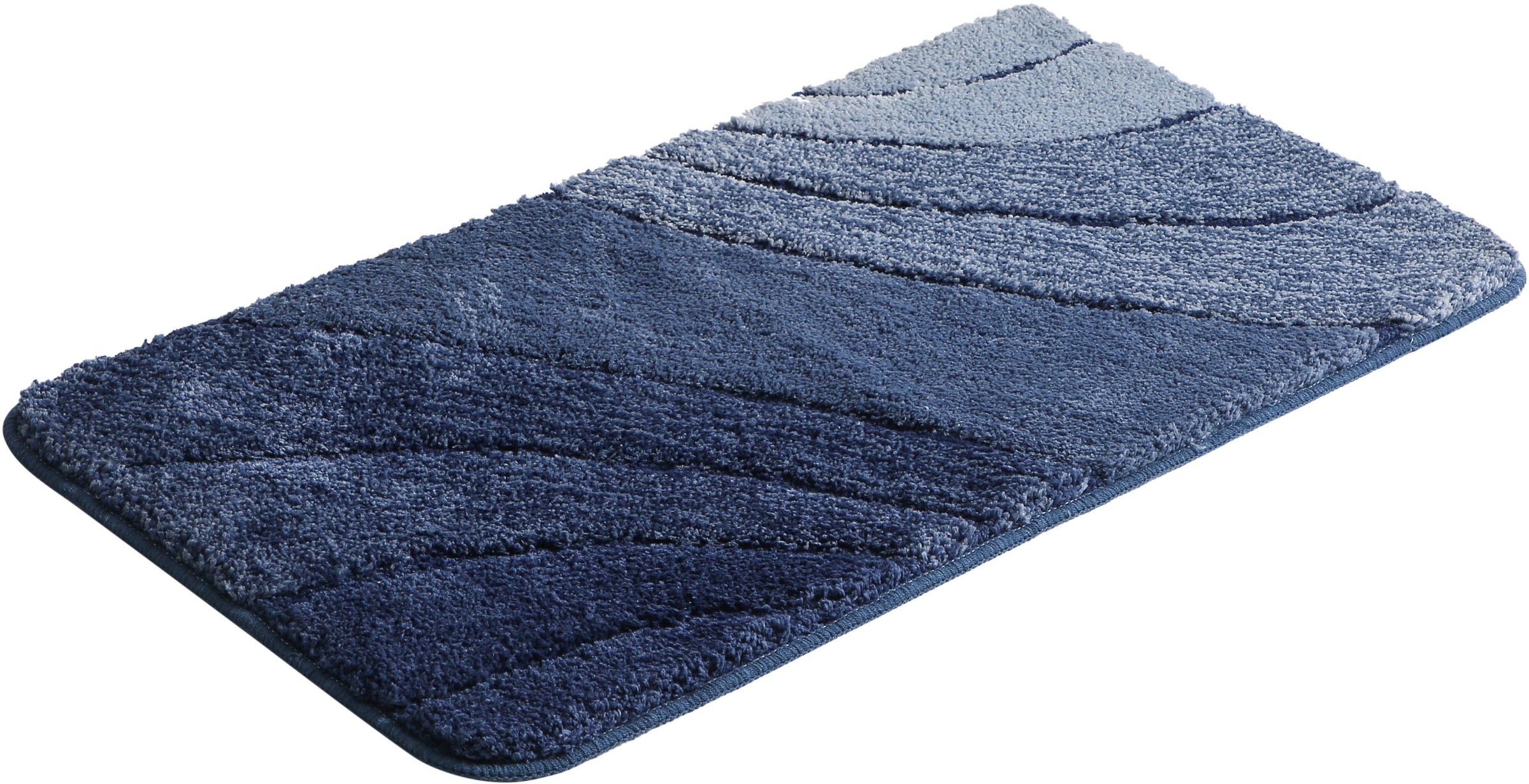 my home Badematte »Josie, Badvorleger, Badezimmer Teppich«, rutschhemmend beschichtet, fußbodenheizungsgeeignet-schnell trocknend-strapazierfähig, Badteppich, Badematten, rechteckig, rund & als 3-tlg. Set erhältlich
