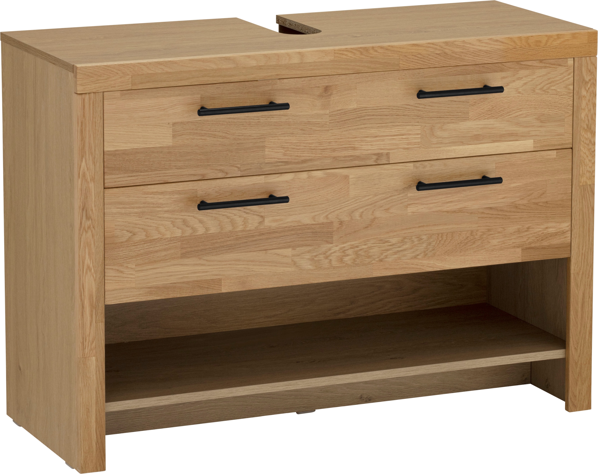 Home affaire Waschbeckenunterschrank "Satori", Breite 100 cm, Fronten & Rah günstig online kaufen