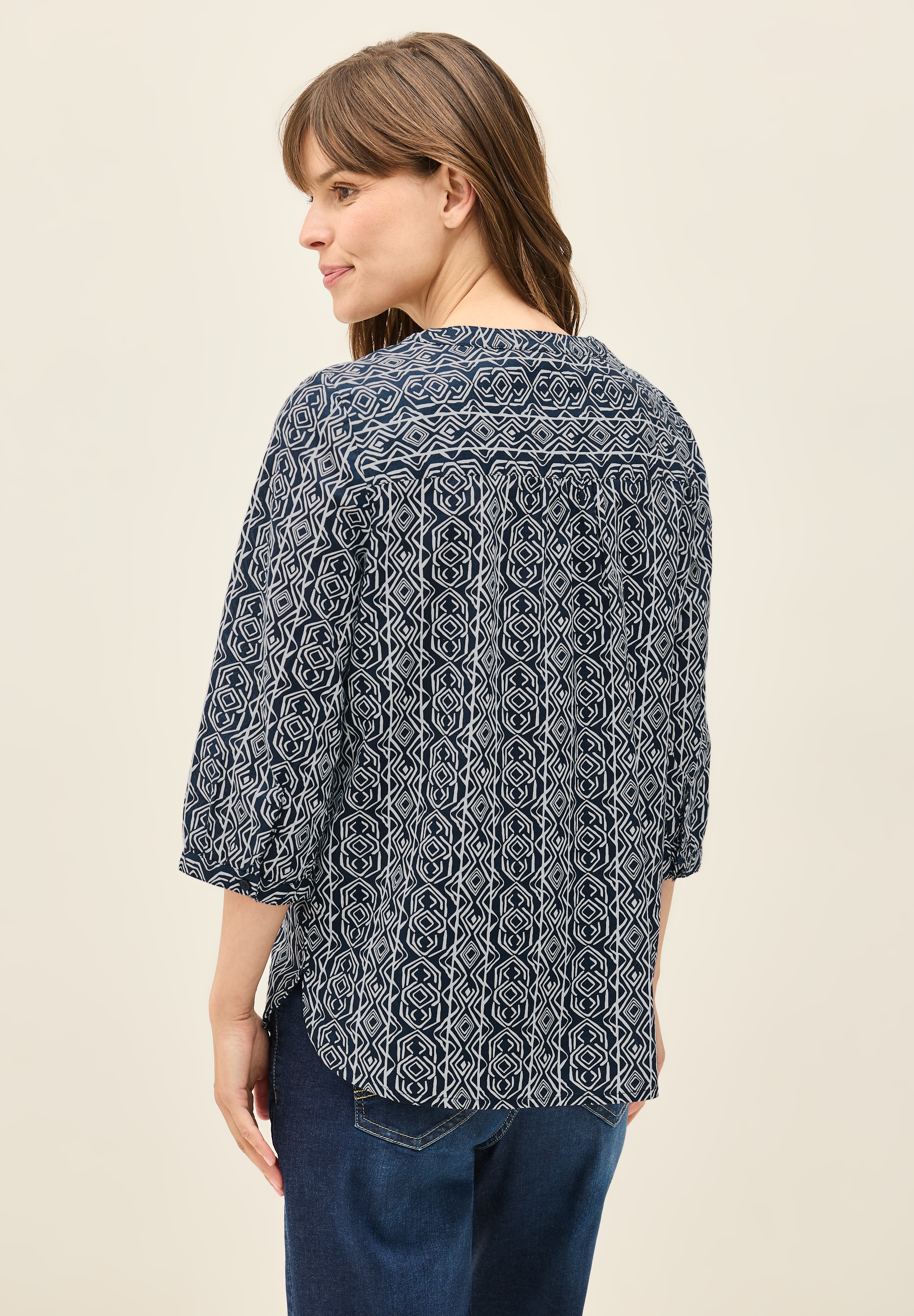 Cecil Druckbluse, mit grafischem Muster