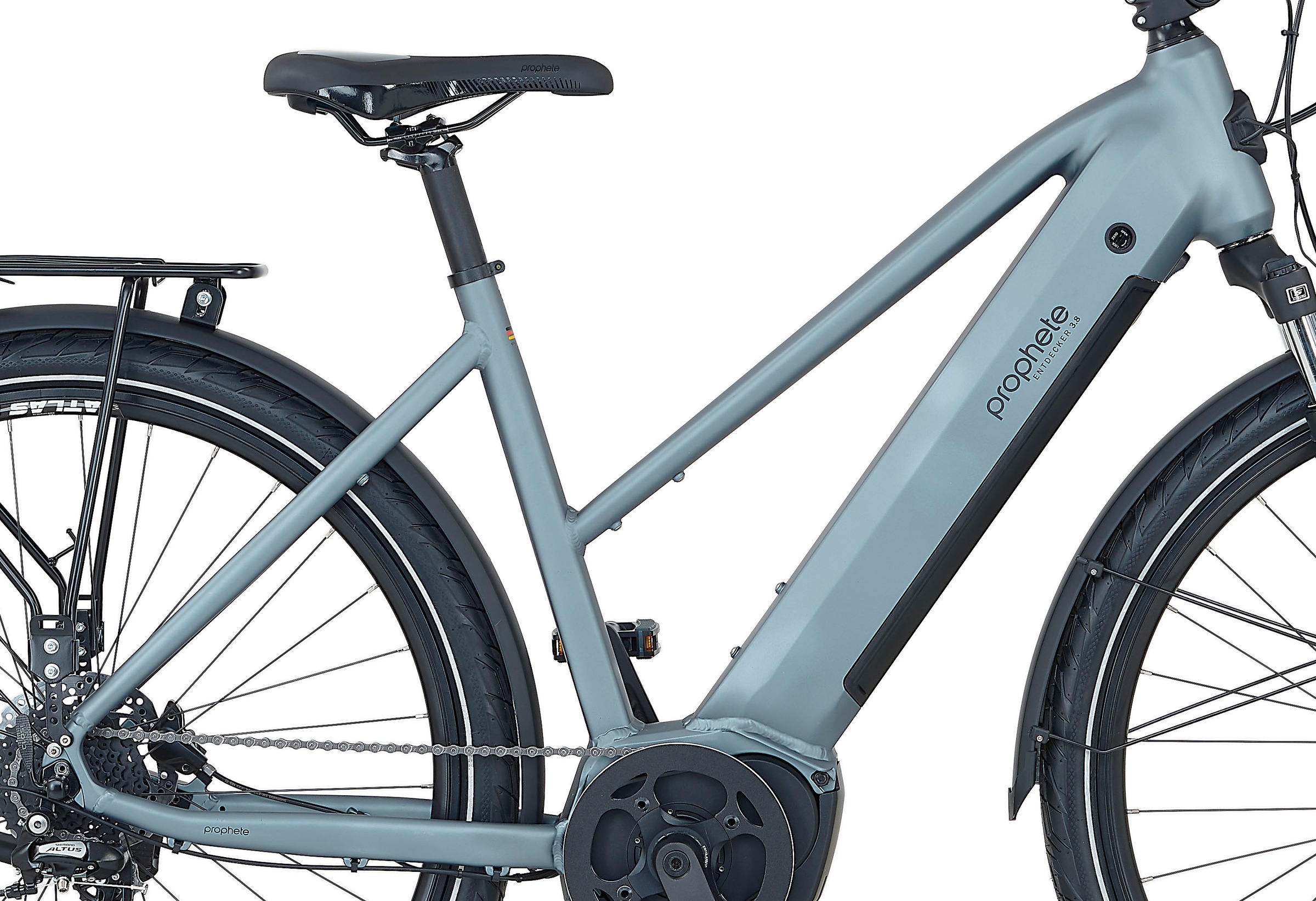 Prophete E-Bike »Entdecker 3.8«, 8 Gang, Shimano, Altus, Mittelmotor 250 W, Pedelec, Elektrofahrrad für Damen