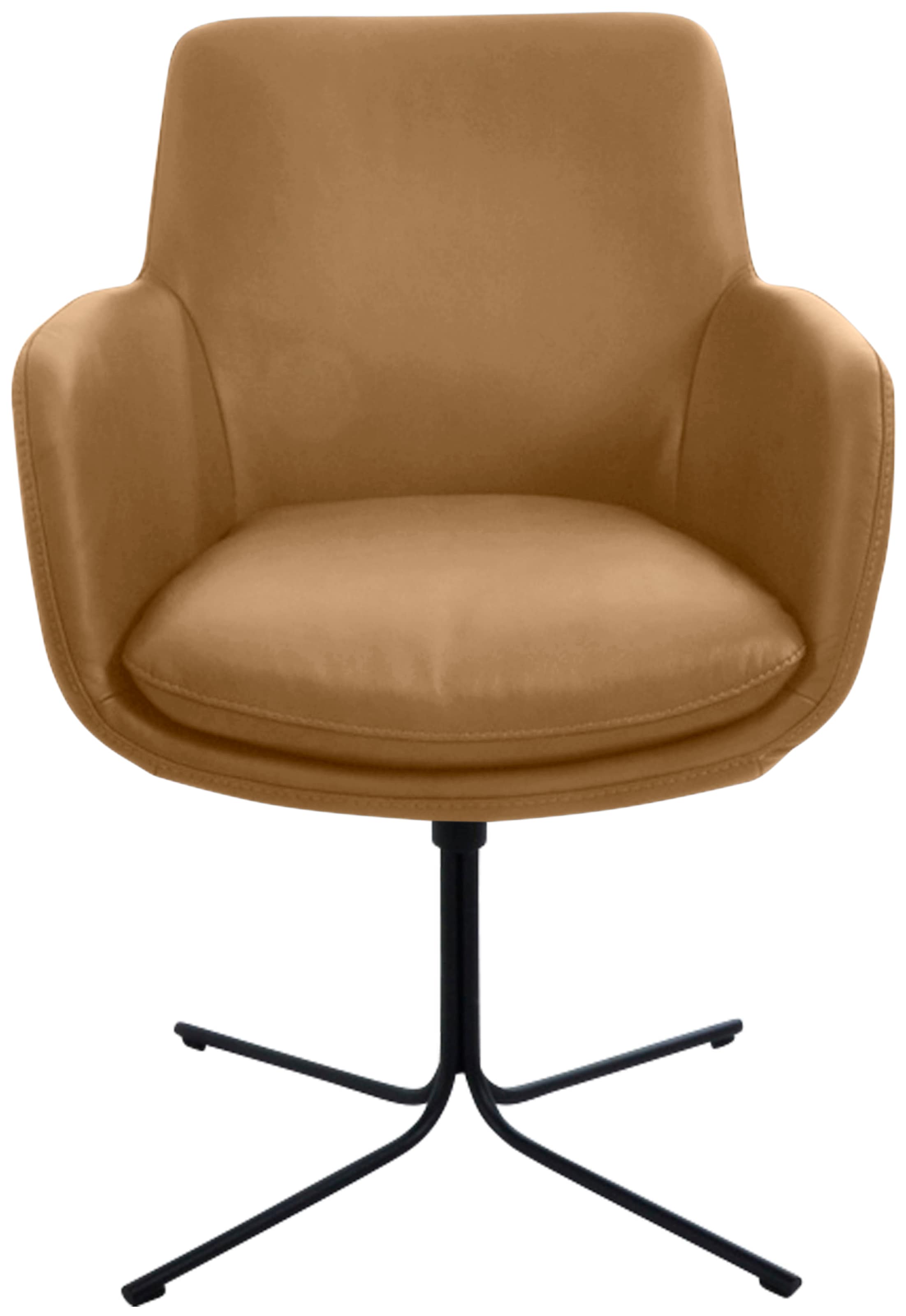 K+W Komfort & Wohnen Drehstuhl »Pego« () filigranem 4-Fuß-Gestell in schwar günstig online kaufen