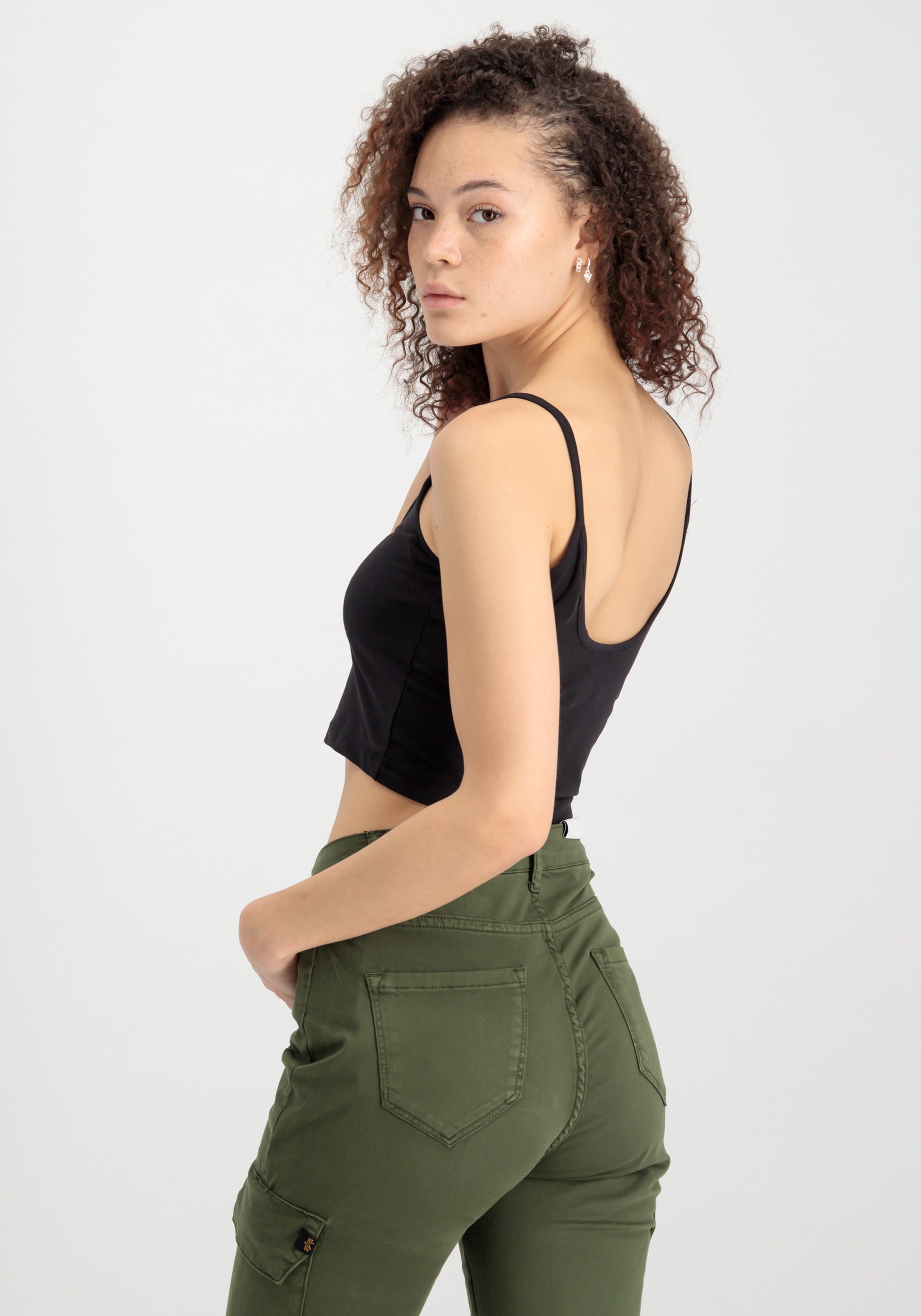 Alpha Industries Muscleshirt »Alpha Industries Women - Tanks Basic Crop-Top SL Women«