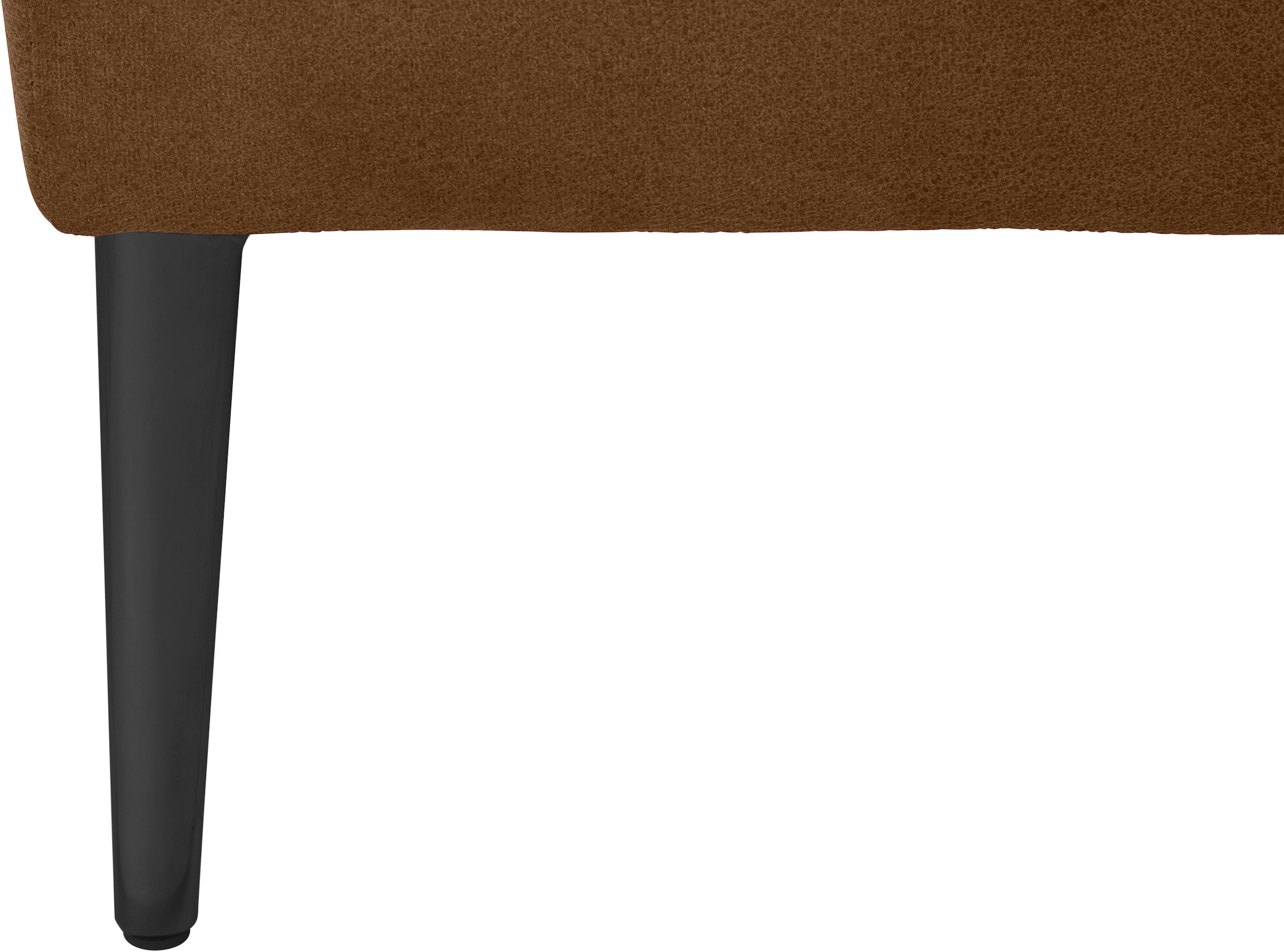 W.SCHILLIG Ecksofa »enjoy&MORE, Designsofa, elegant und bequem, L-Form« Sitztiefenverstellung, Füße schwarz pulverbeschichtet, Breite 310 cm