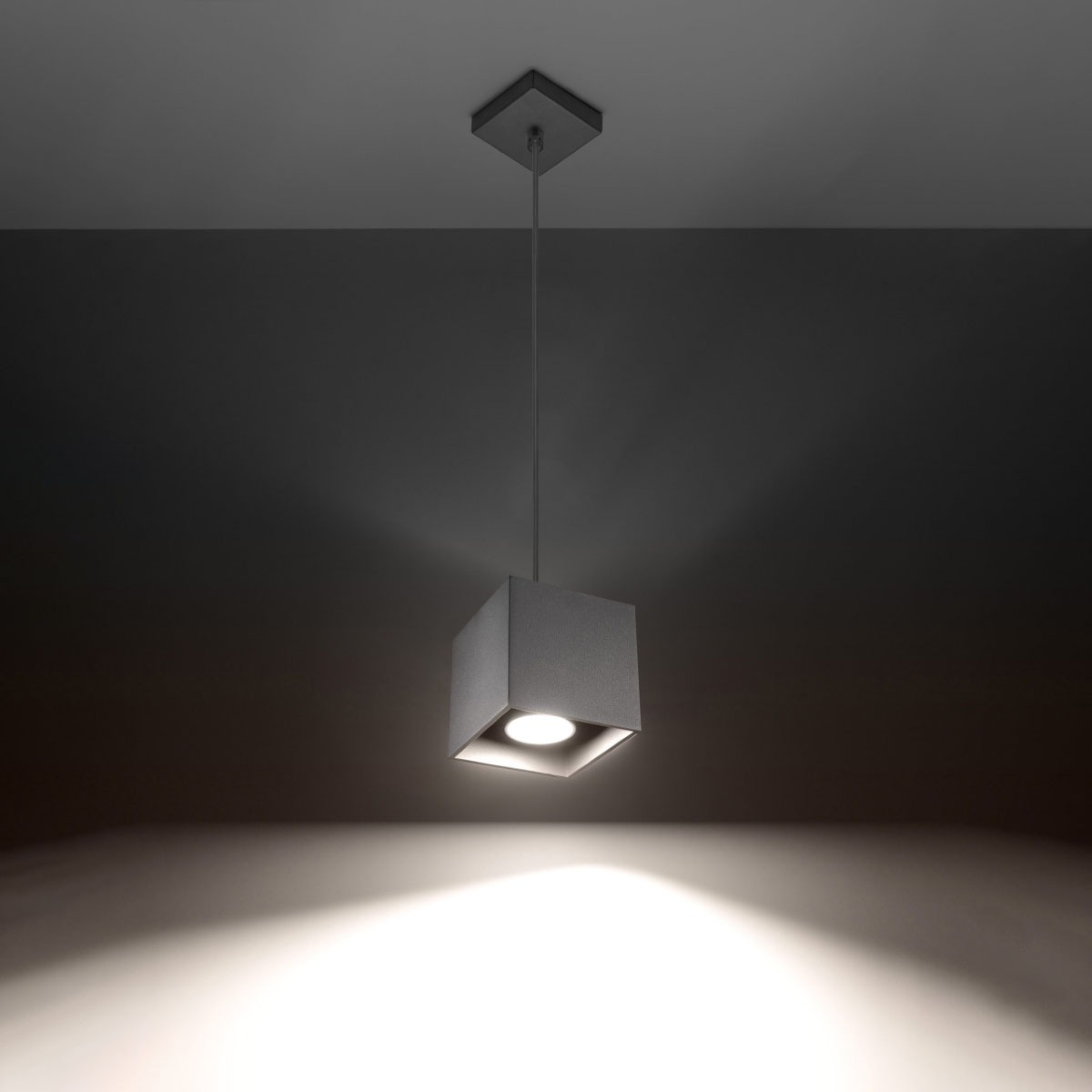 SOLLUX lighting Hängeleuchte »QUAD«, 1 flammig, Leuchtmittel GU10   ohne Le günstig online kaufen
