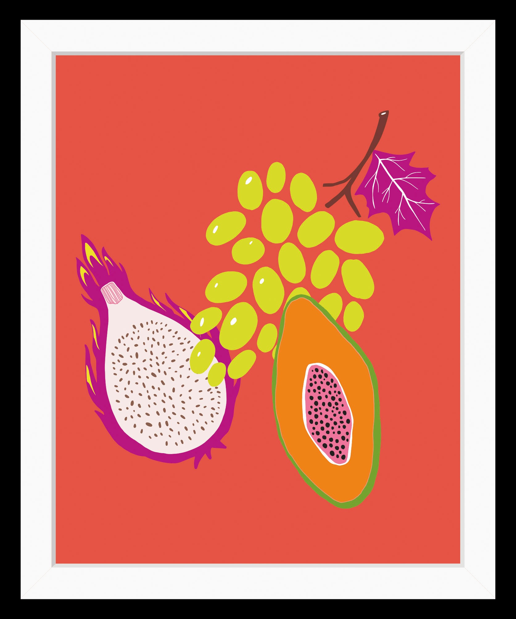 queence Bild »Neele«, Obst-Obst Bilder-Lebensmittel-Essen-Kunst-Figuren, (1 günstig online kaufen