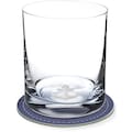 Contento Whiskyglas, (Set, 4 tlg., 2 Whiskygläser und 2 Untersetzer), Anker, 400 ml, 2 Gläser, 2 Untersetzer