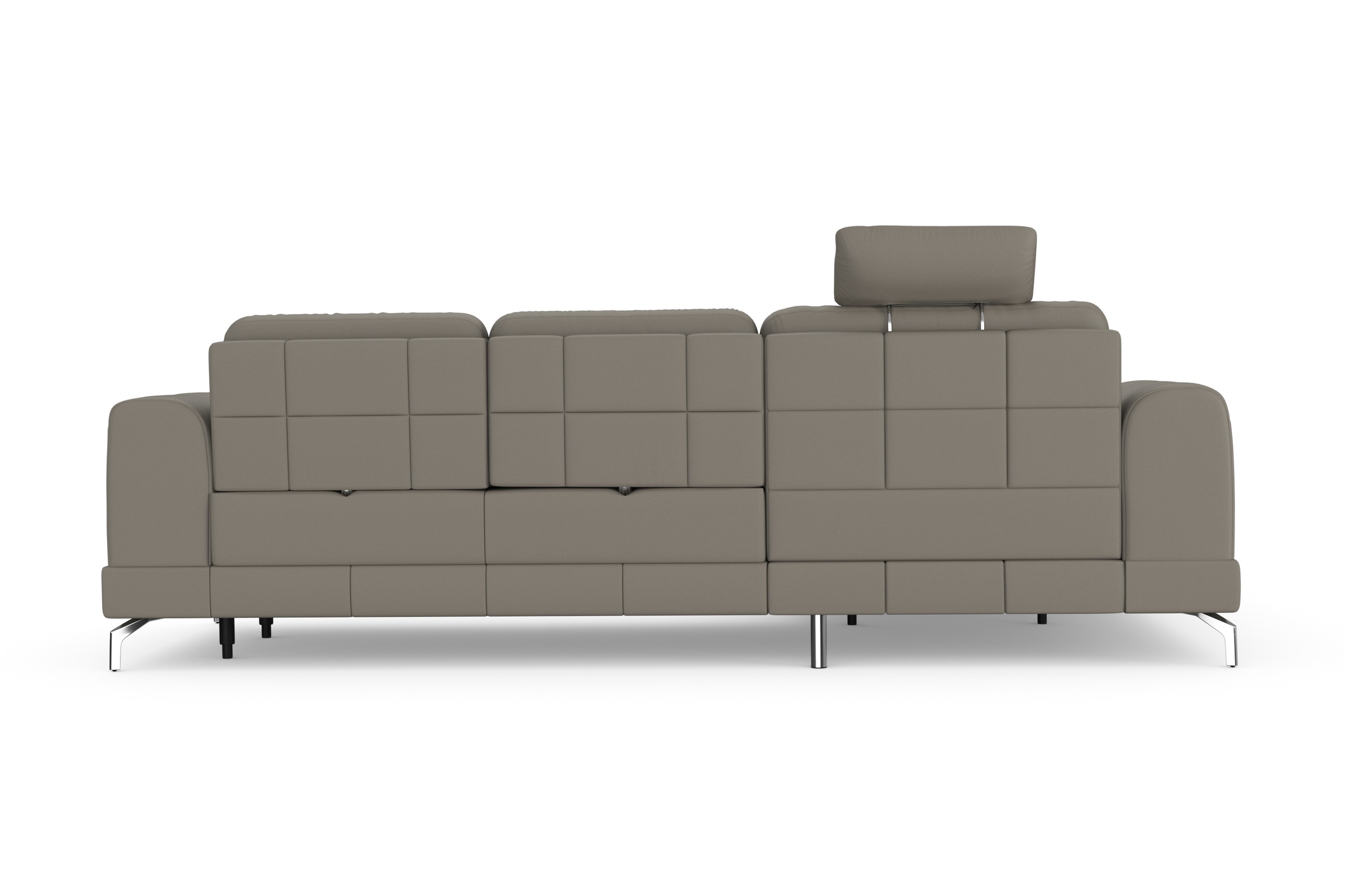 sit&more Ecksofa »Bendigo L-Form«, inklusive Sitztiefenverstellung, Bodenfreiheit 12 cm, in 2 Fußfarben