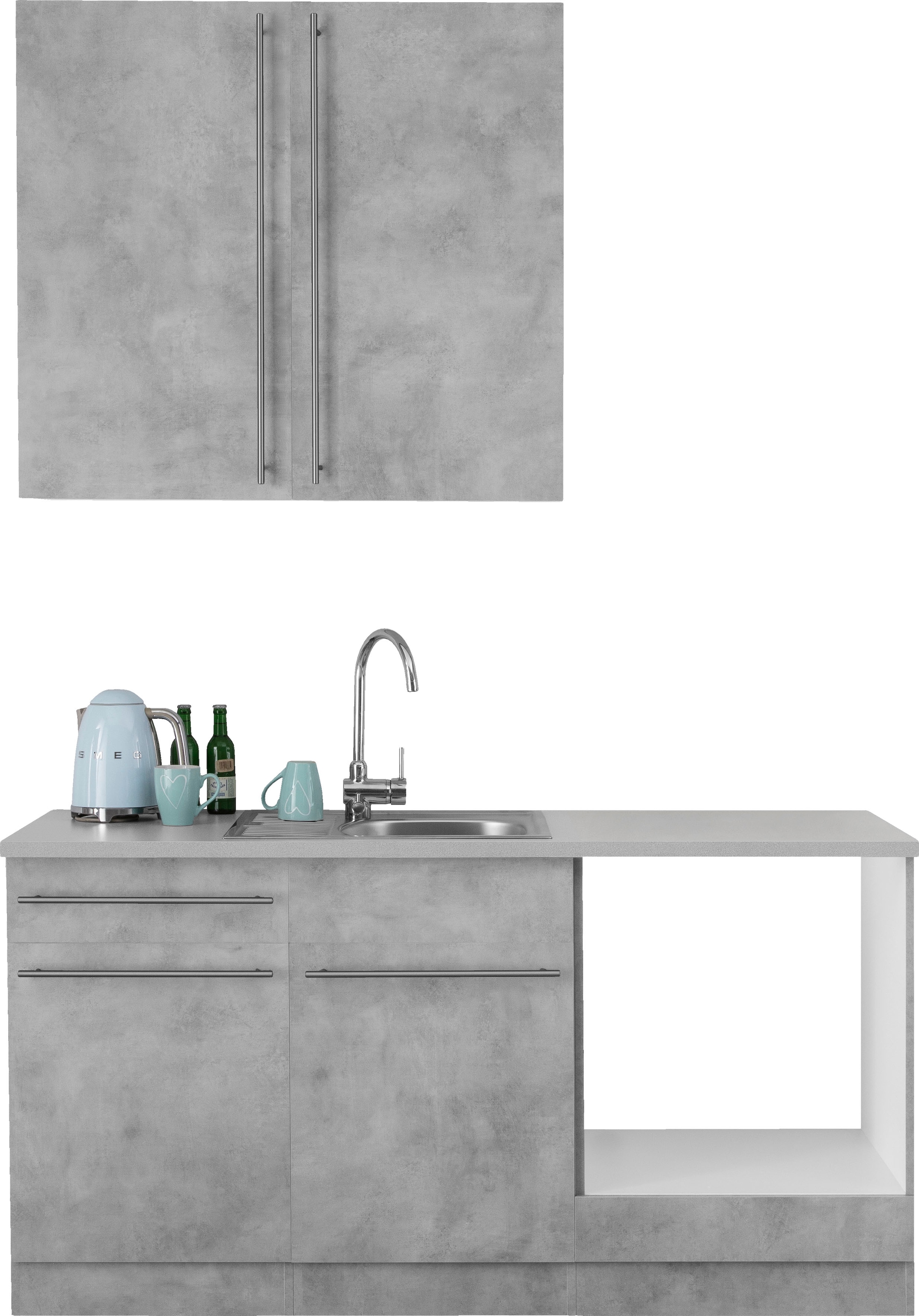 wiho Küchen Küchenzeile »Chicago« wahlweise mit E-Geräten, Breite 160 cm