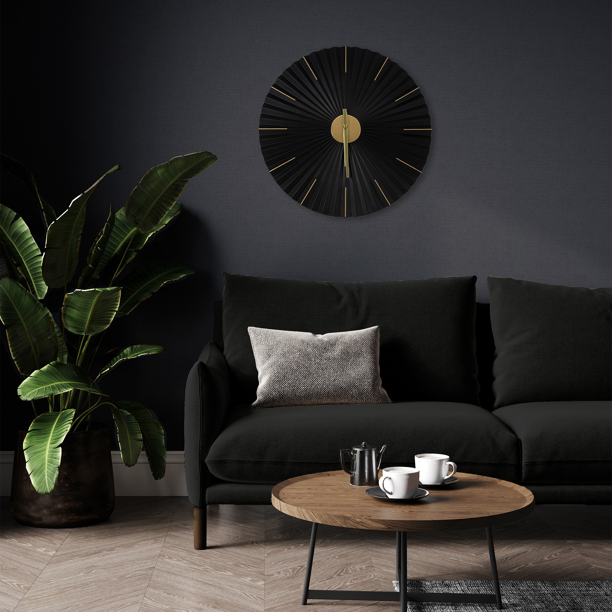 Art for the home Wanduhr »Origami«