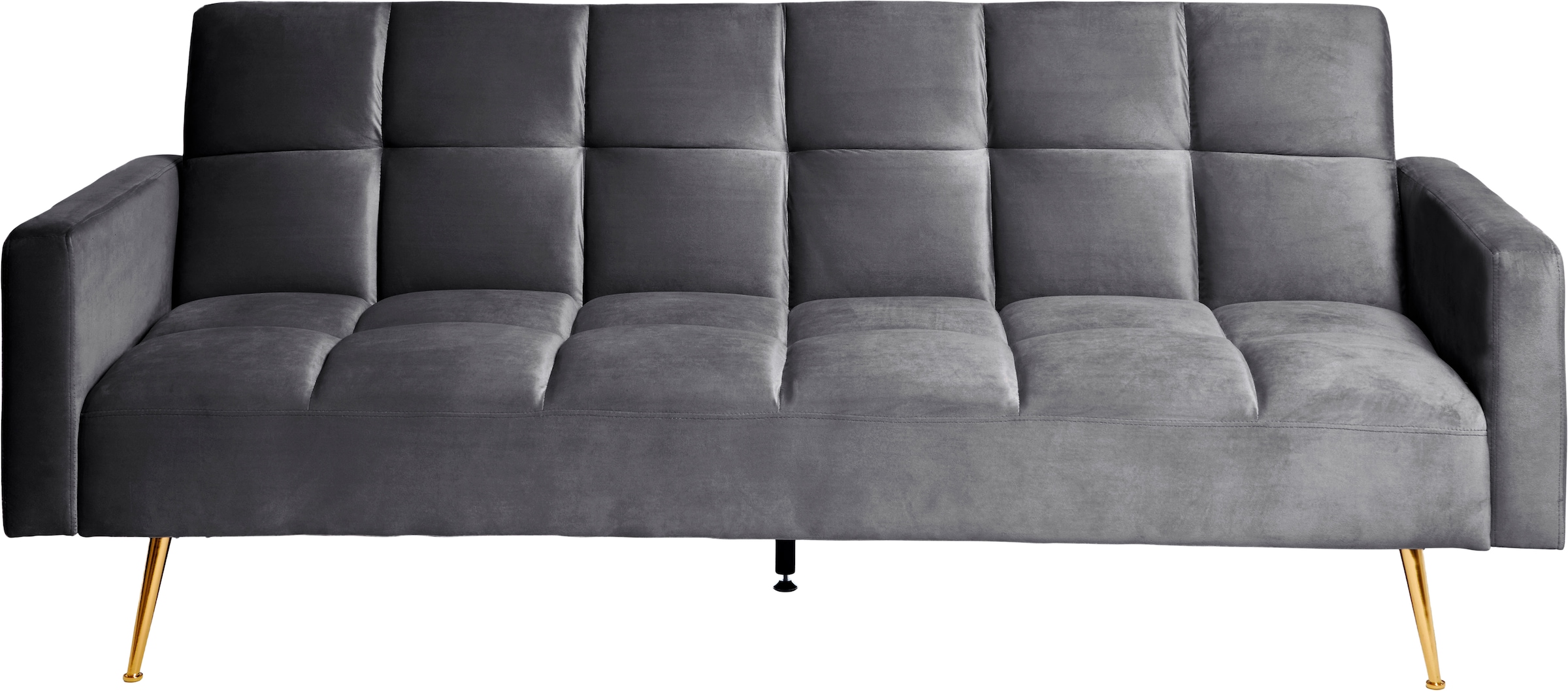 Jahnke Schlafsofa »CHILLAX POSH« mit Schlaffunktion, edler Samtstoff & Füße günstig online kaufen