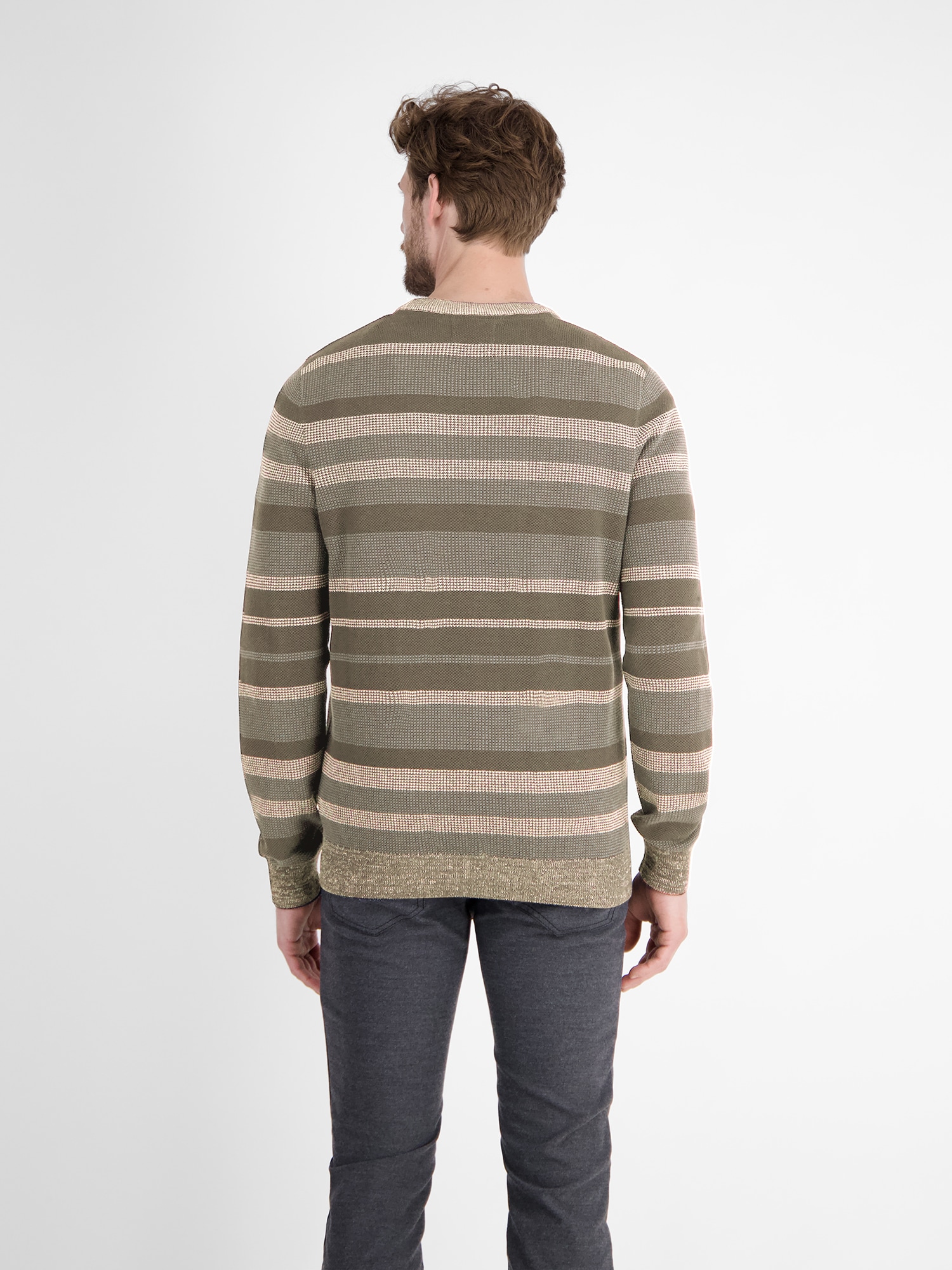 LERROS Strickpullover »LERROS Gestreifter Strickpullover«