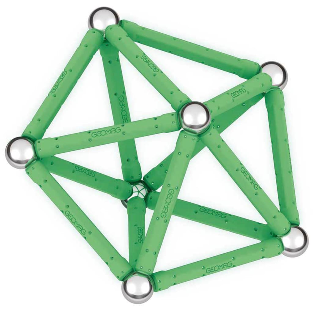Geomag™ Magnetspielbausteine »GEOMAG™ Glow, Recycled«, (42 St.)