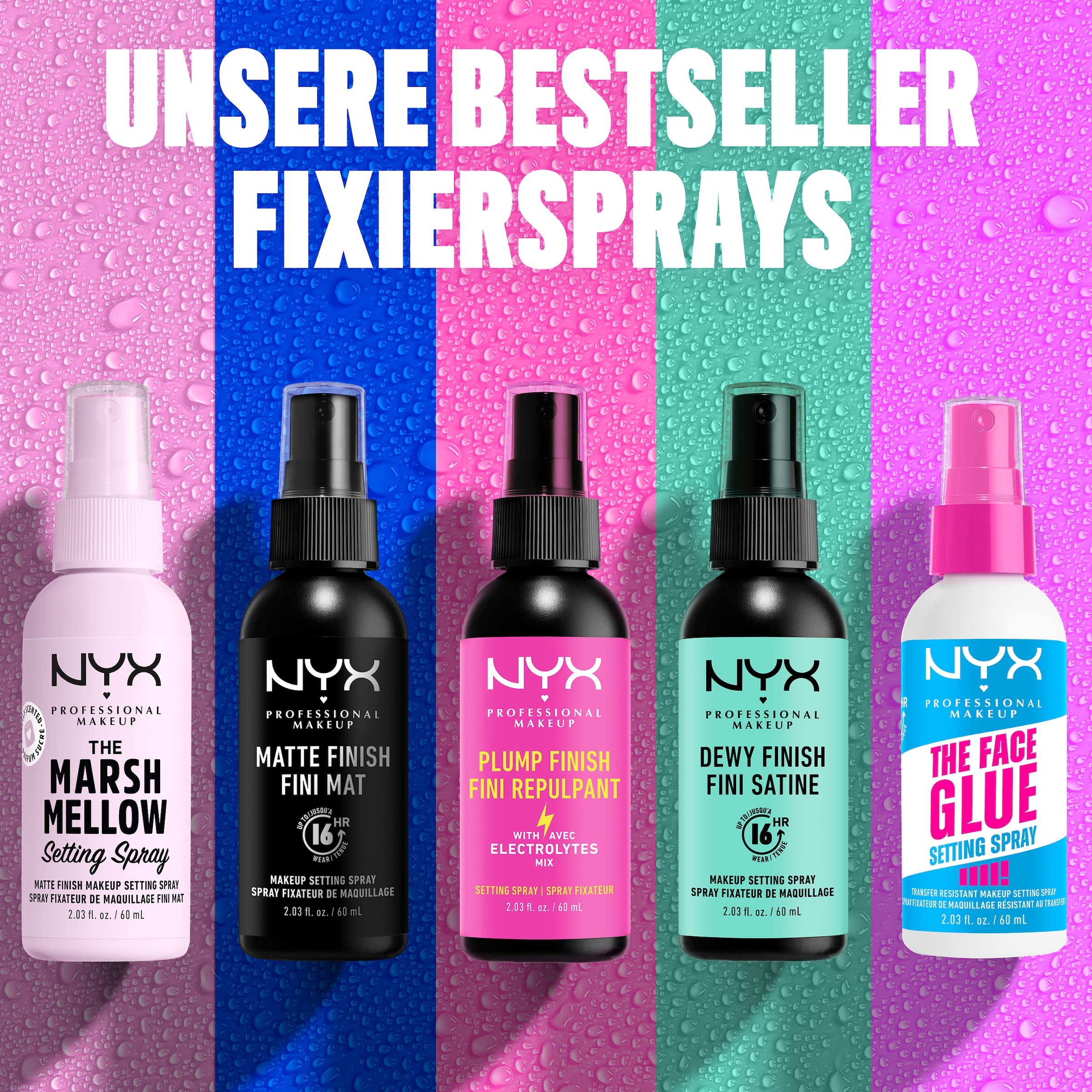 NYX Fixierspray »NYX Professional Makeup The Face Glue Setting Spray«
