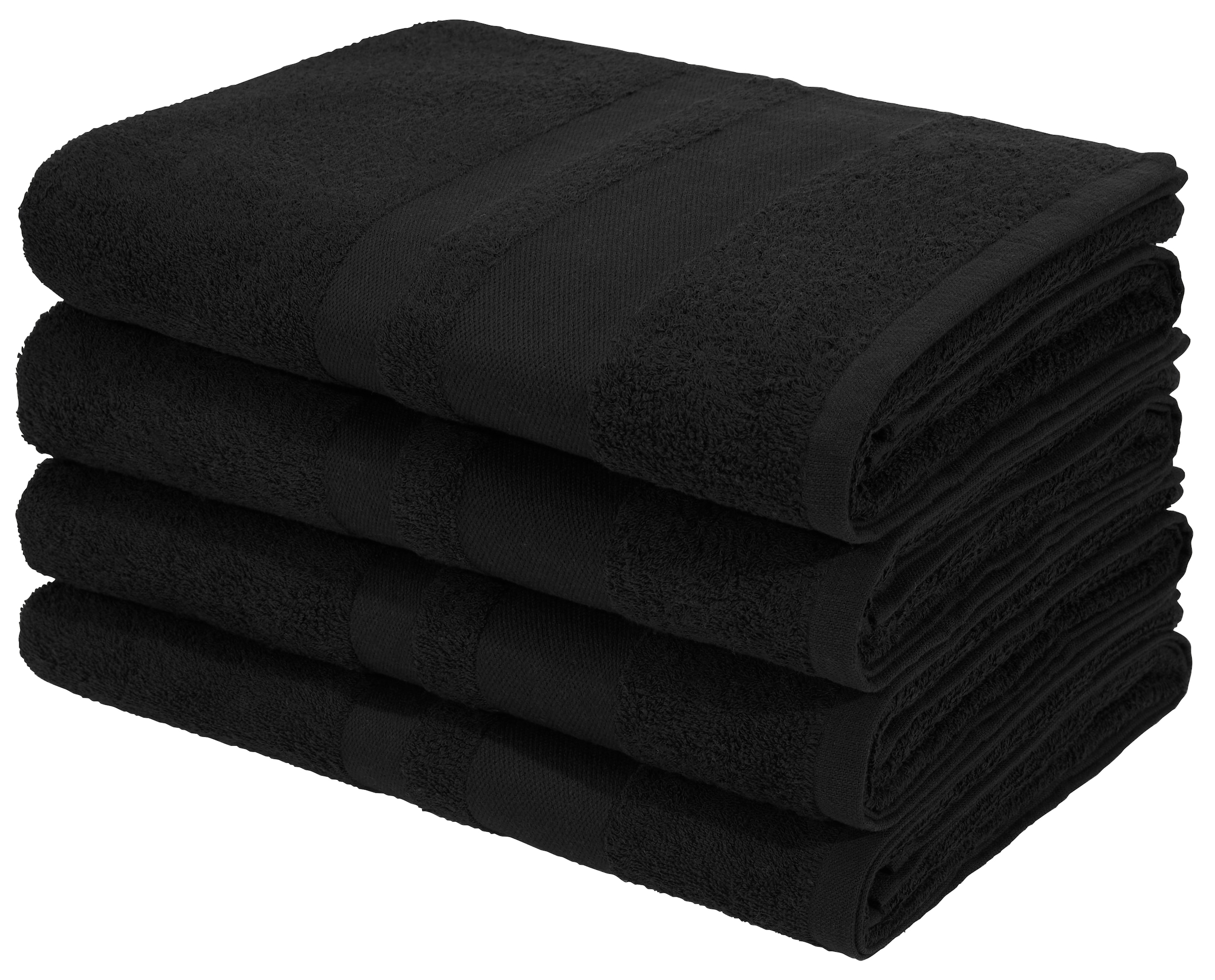 my home Duschtücher »Vanessa 4x 70x140cm«, (Set, 4 St., 4er Set Badetücher günstig online kaufen