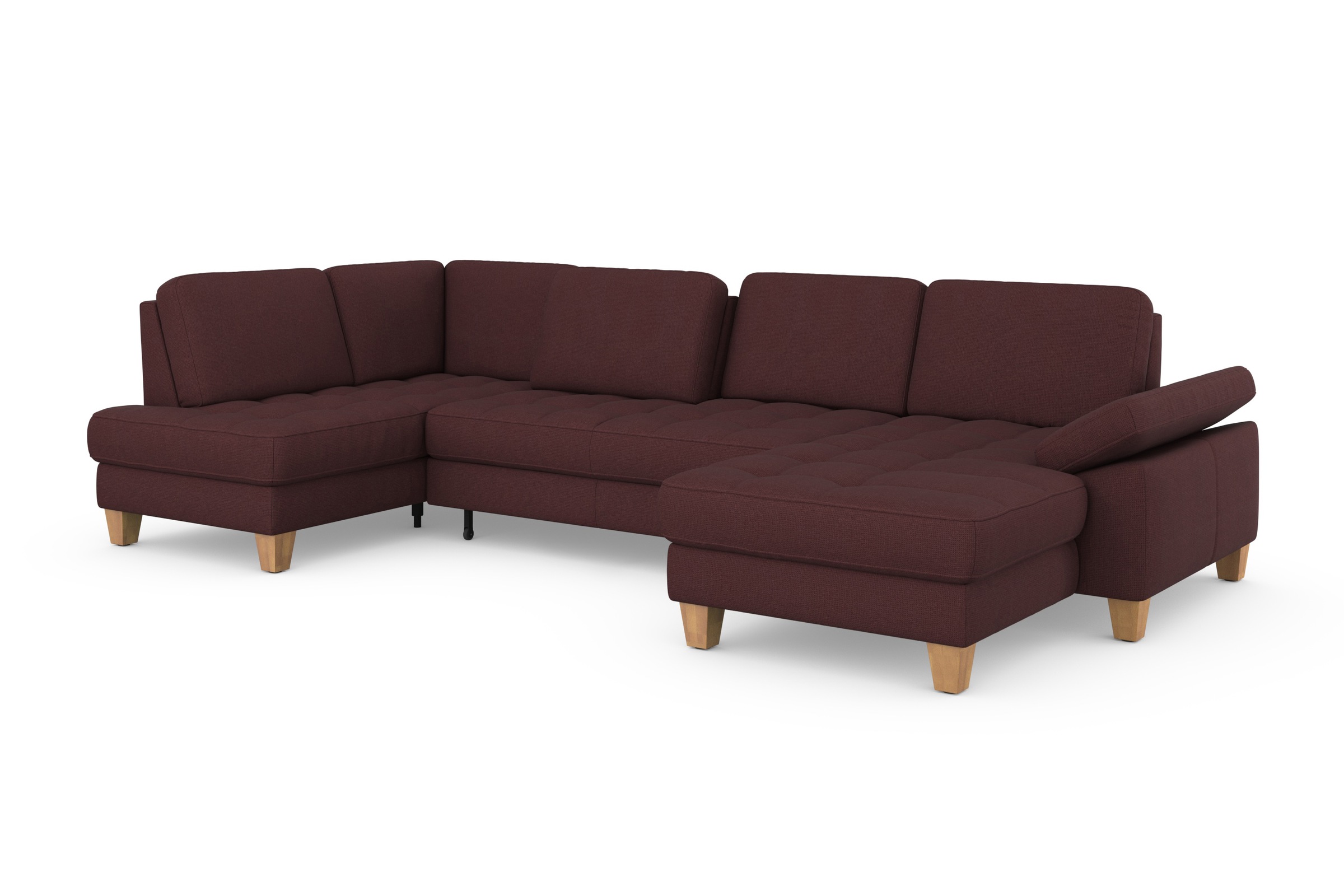 sit&more Wohnlandschaft »Westham U-Form«, wahlweise mit Bettfunktion, Bettkasten, Sitztiefenverstellung