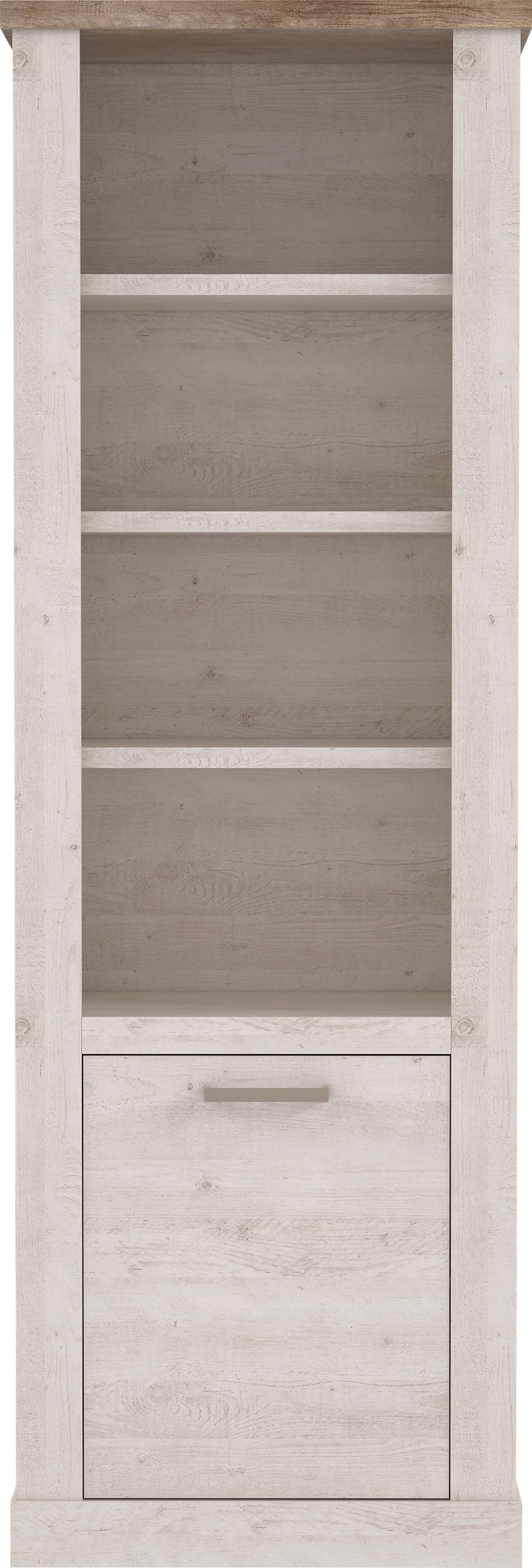 FORTE Bücherregal »Duro«, Höhe 212 cm, Aktenregal mit Tür, im Landhausstil günstig online kaufen