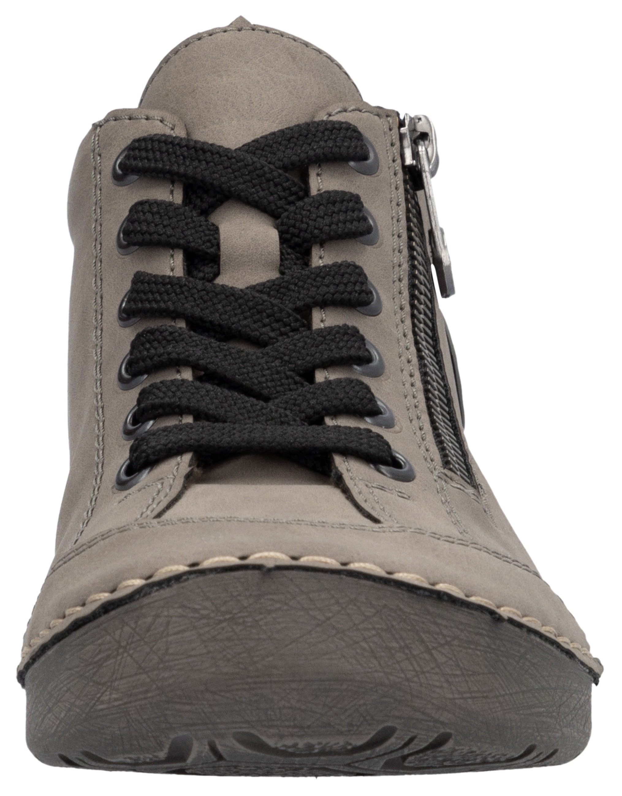Rieker Schnürboots, Sneaker, Schnürschuh, Outdoorschuh mit Reißverschluss