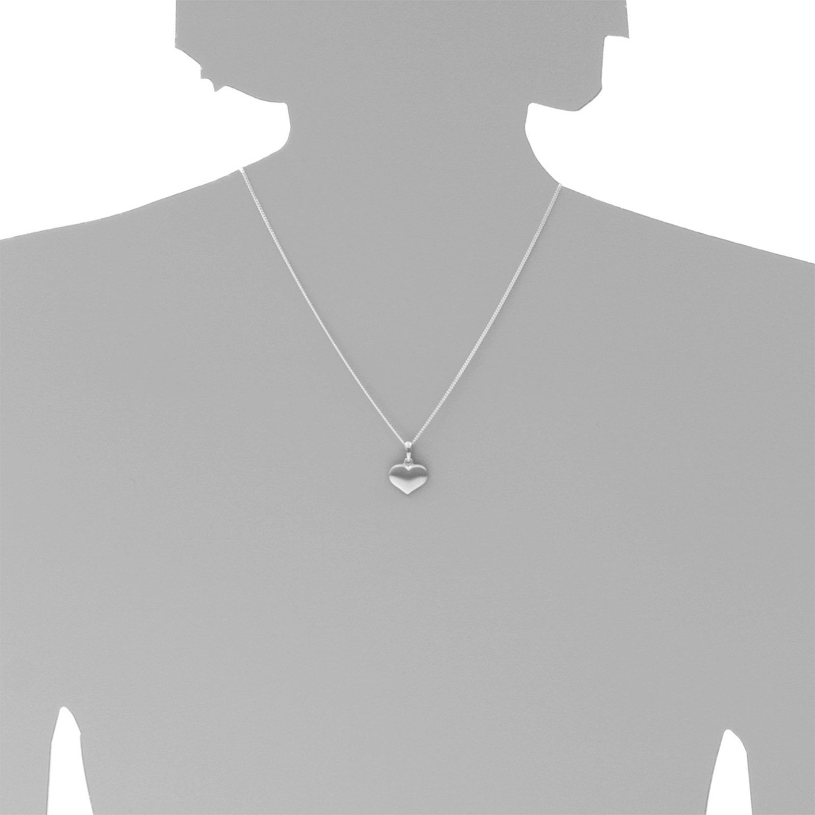OSTSEE-SCHMUCK Kettenanhänger »Ostsee-Schmuck Anhänger Herz 15 mm Anhänger Herz 15 mm«, (1 tlg.)