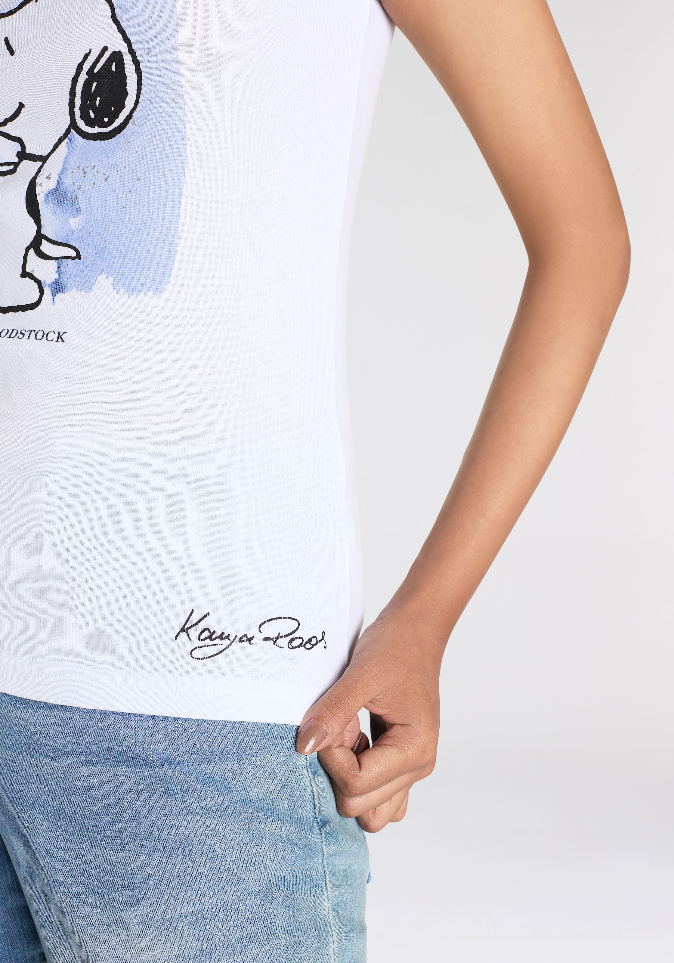 KangaROOS Kurzarmshirt, mit lizensiertem Snoopy Print Originaldesign