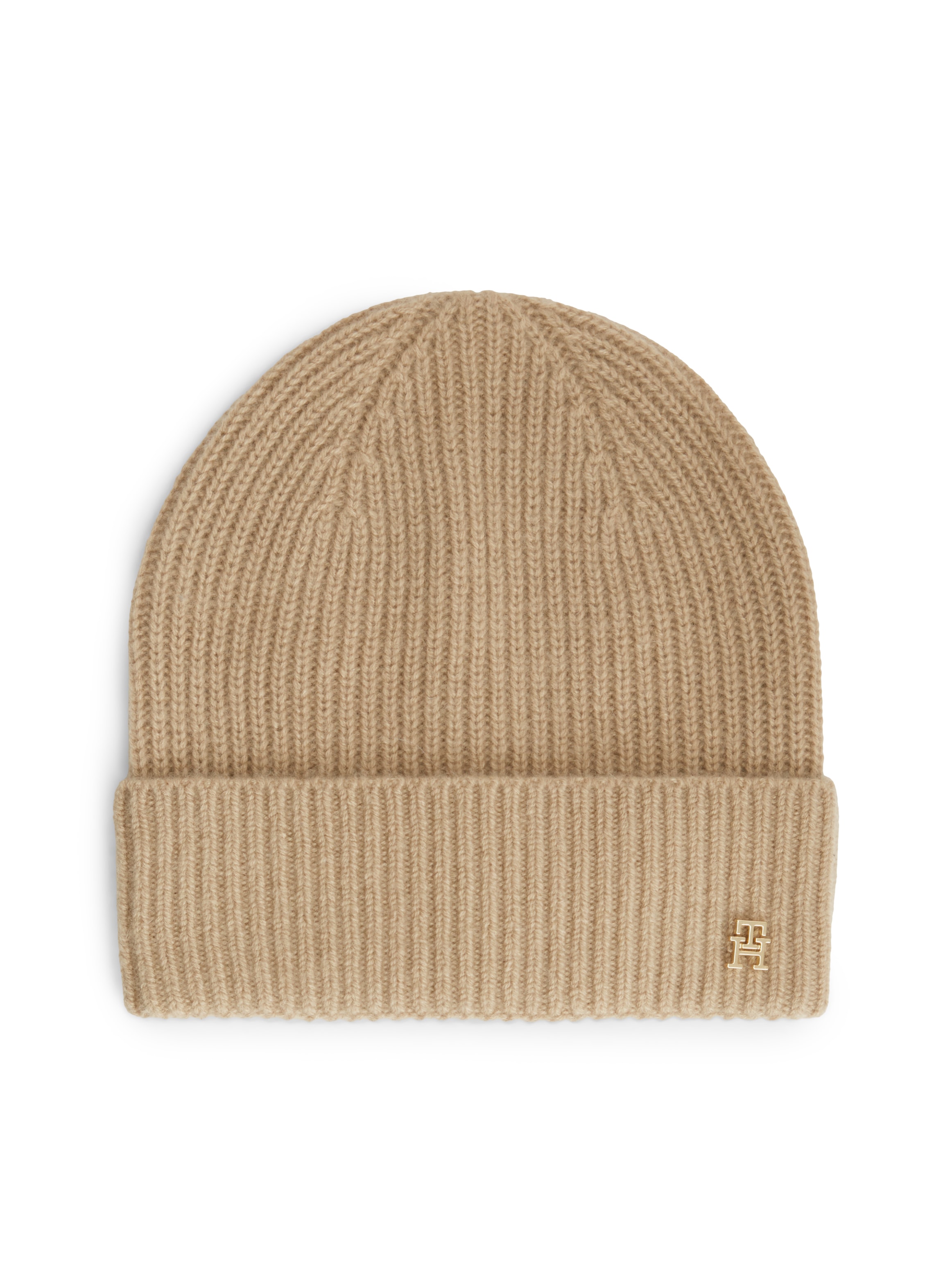 Tommy Hilfiger Beanie »CASHMERE BEANIE« Regular fit mit Markenlogoemblem
