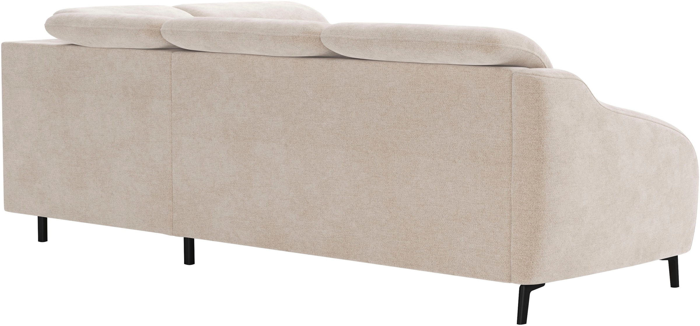 sit&more Ecksofa »Blues L-Form«, wahlweise mit Klapptisch und USB