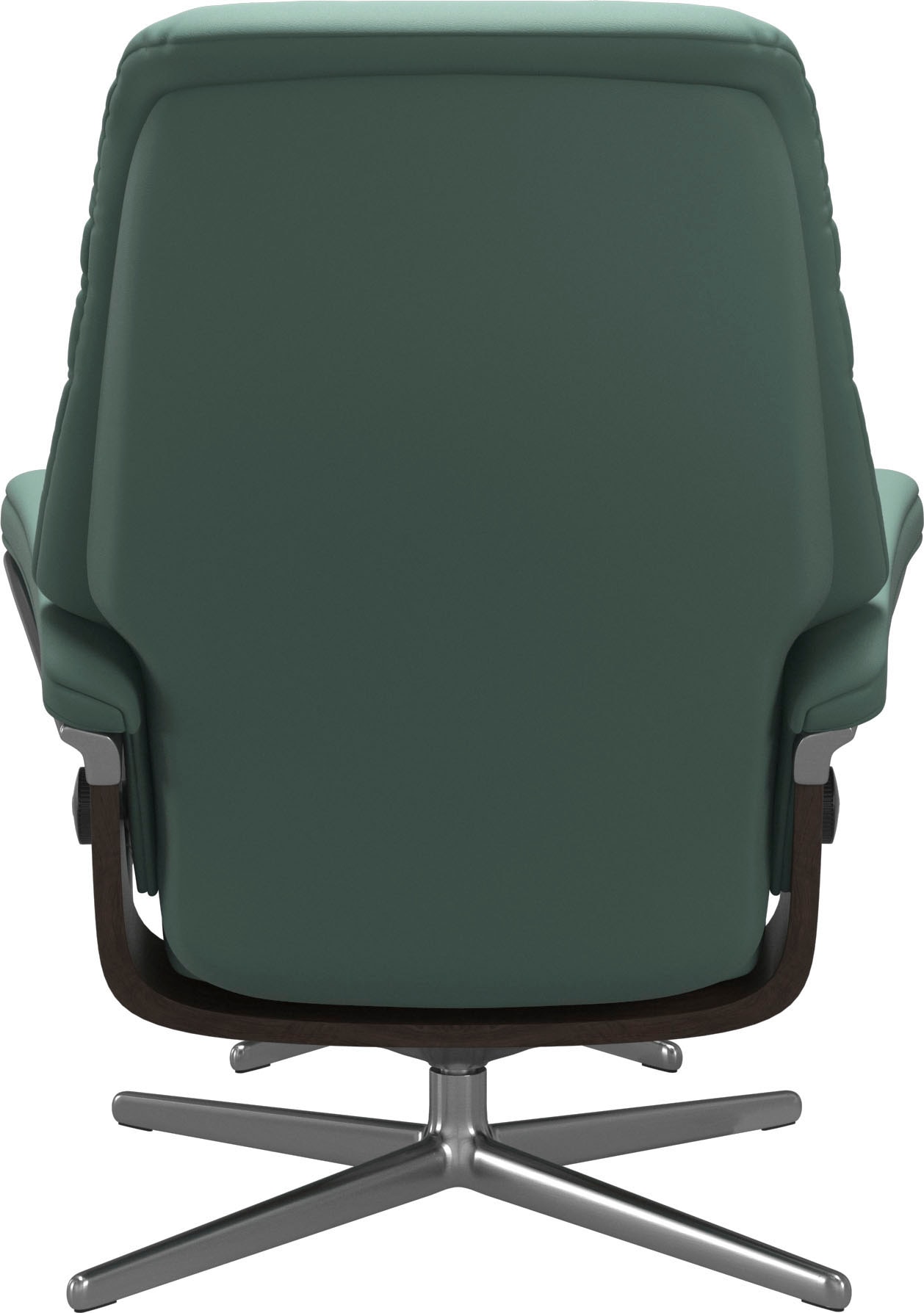 Stressless® Relaxsessel »Sunrise« Set, Relaxsessel mit Hocker,  mit Hocker, mit Cross Base, Größe S, M & L, Holzakzent Wenge