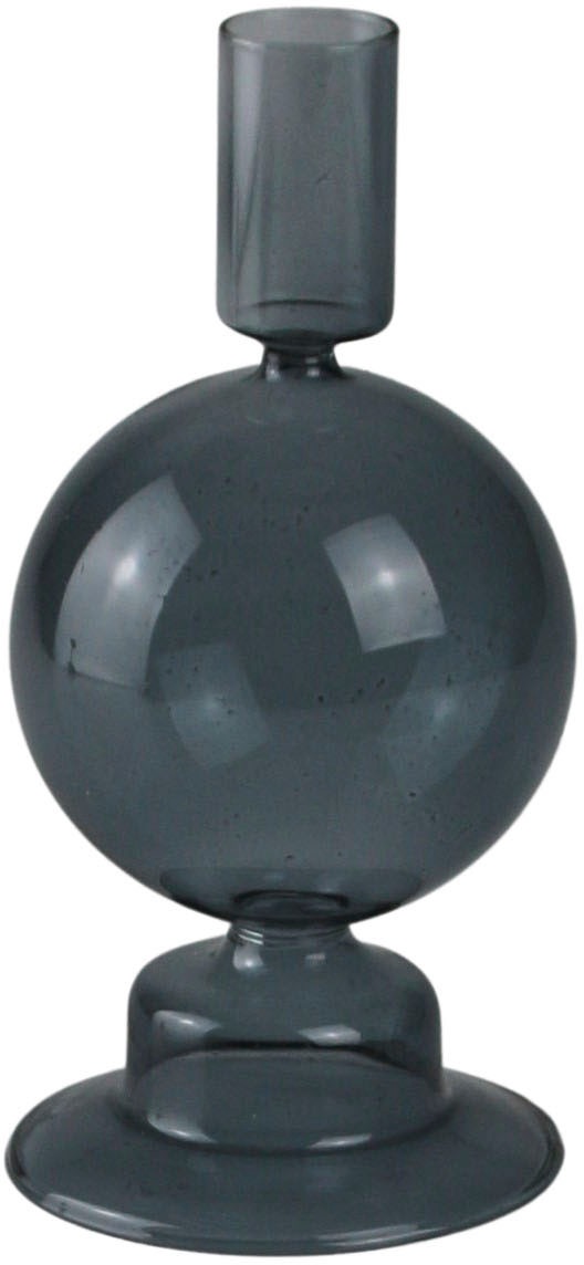AM Design Kerzenhalter »Kerzenständer mit kunstvollen Ausbuchtungen«, (Set, 2 St.), aus Glas, Höhe ca. 16 cm, Dekoobjekt