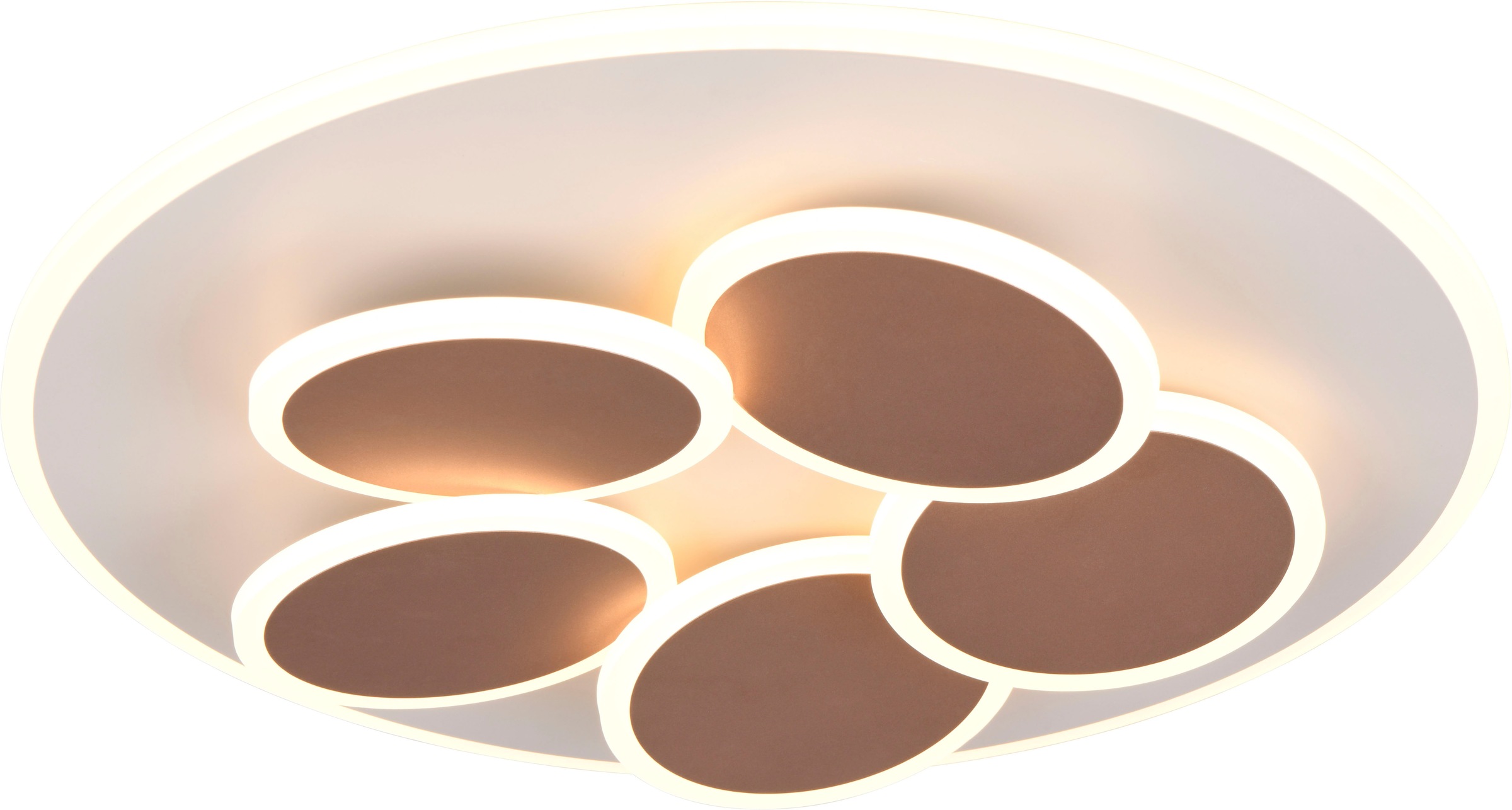 TRIO Leuchten LED Deckenleuchte »MANDALA, LED Deckenlampe mit Fernbedienung günstig online kaufen