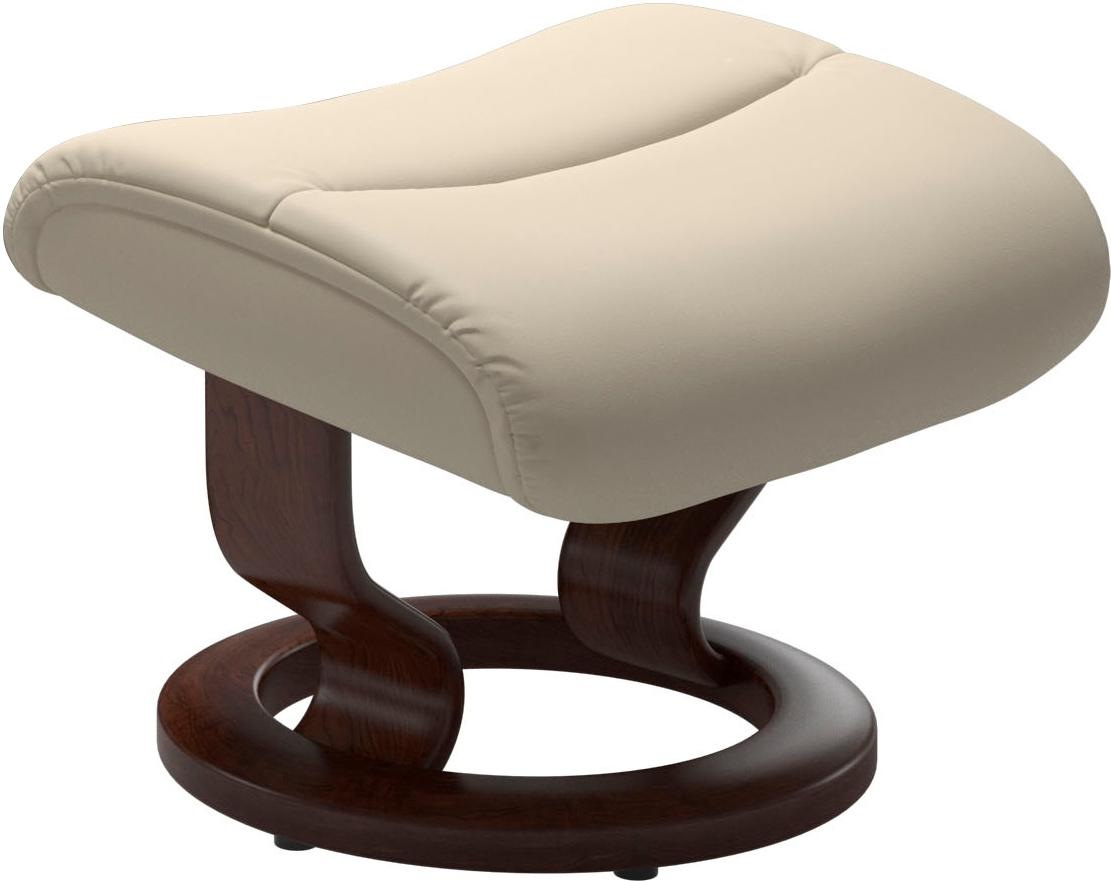 Stressless® Relaxsessel »View«, (Set, Relaxsessel mit Hocker), mit Classic Base, Größe M,Gestell Braun