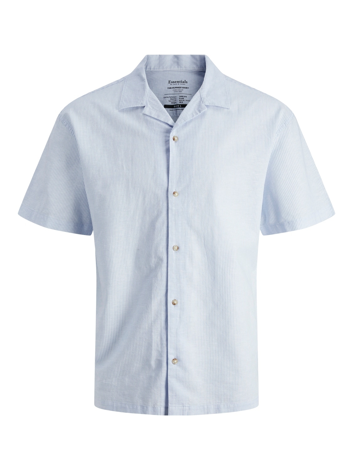 Jack & Jones Kurzarmhemd »JJESUMMER RESORT LINEN BLEND SHIRT SS SN«