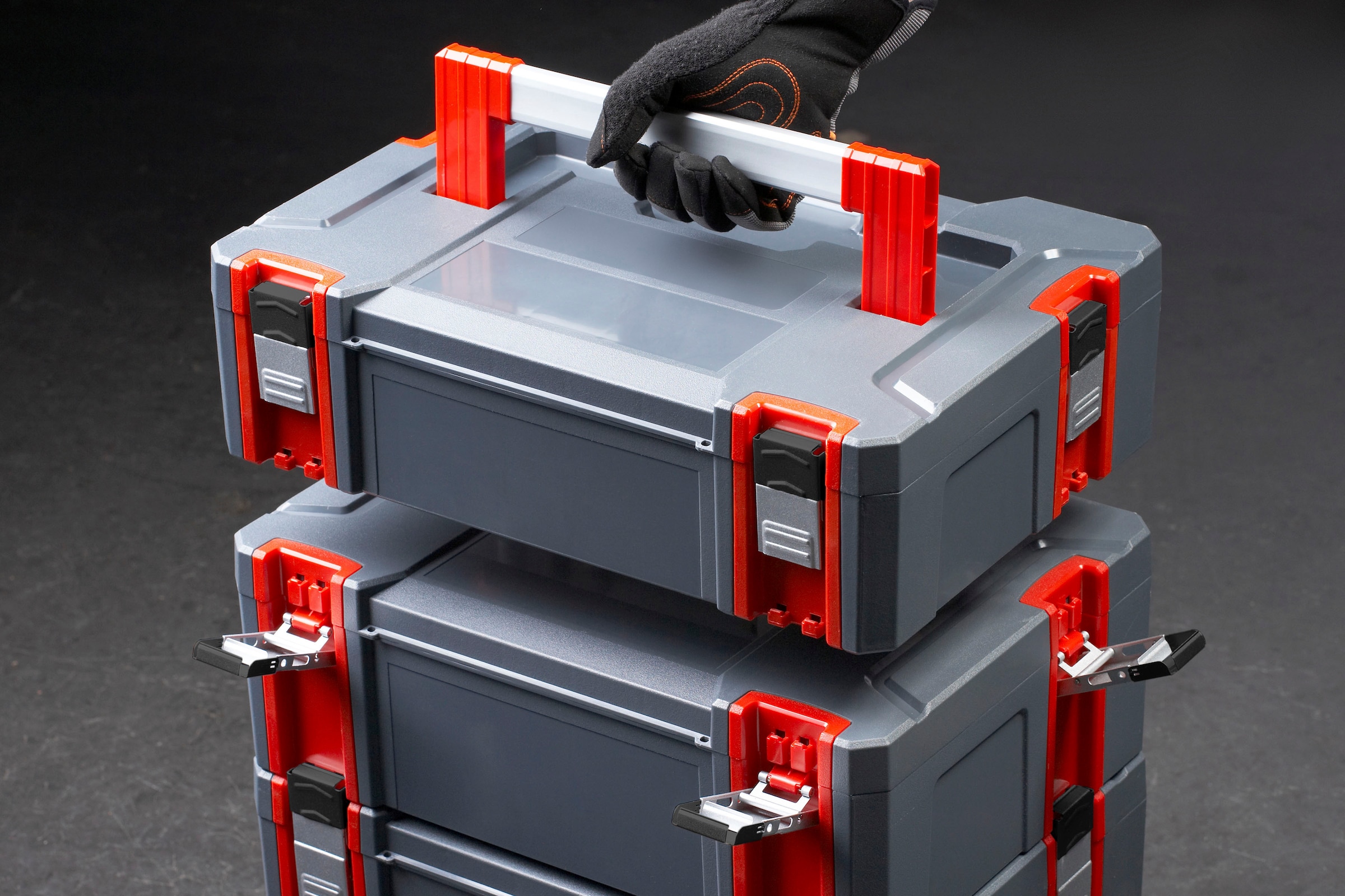 Connex Stapelbox »zwei Schubladen - 13,5 Liter Volumen - 80 kg  Tragfähigkeit«, erweiterbares System - Stapelbar - robustem Kunststoff  online kaufen