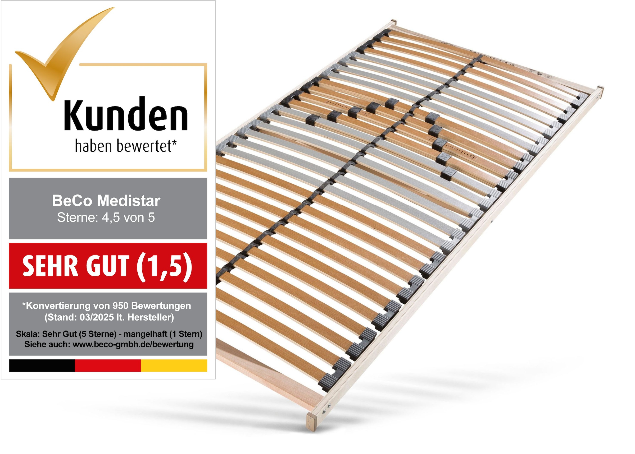 Beco Lattenrost »Lattenrost Medistar, Lattenrost in diversen Größen erhältl günstig online kaufen