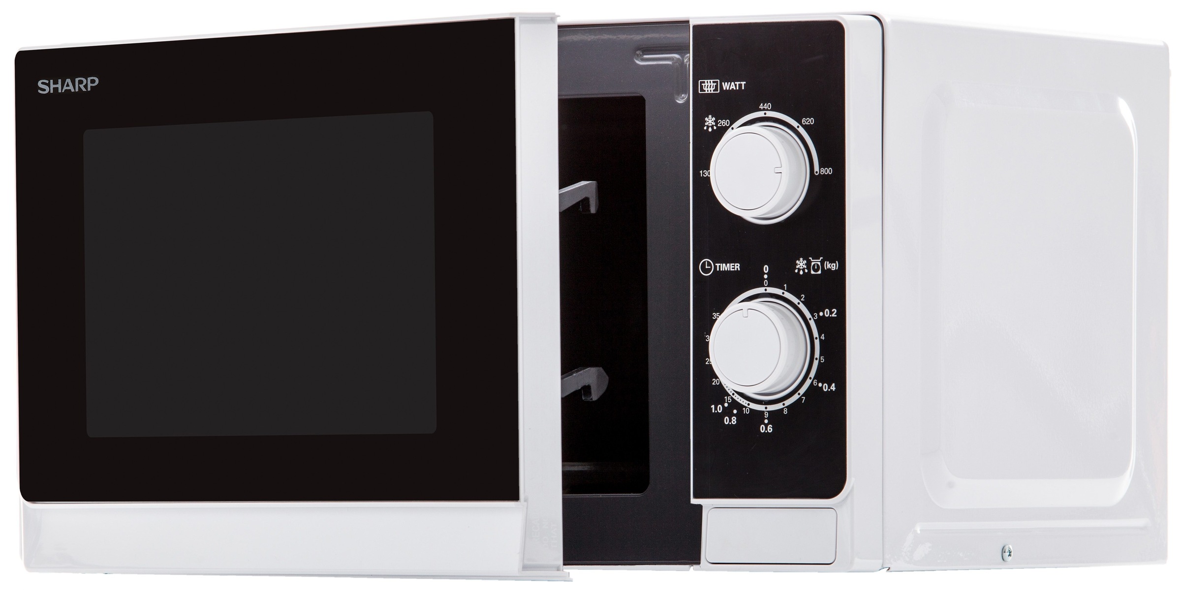 Sharp Mikrowelle »R200WW«, Mikrowelle, 800 W