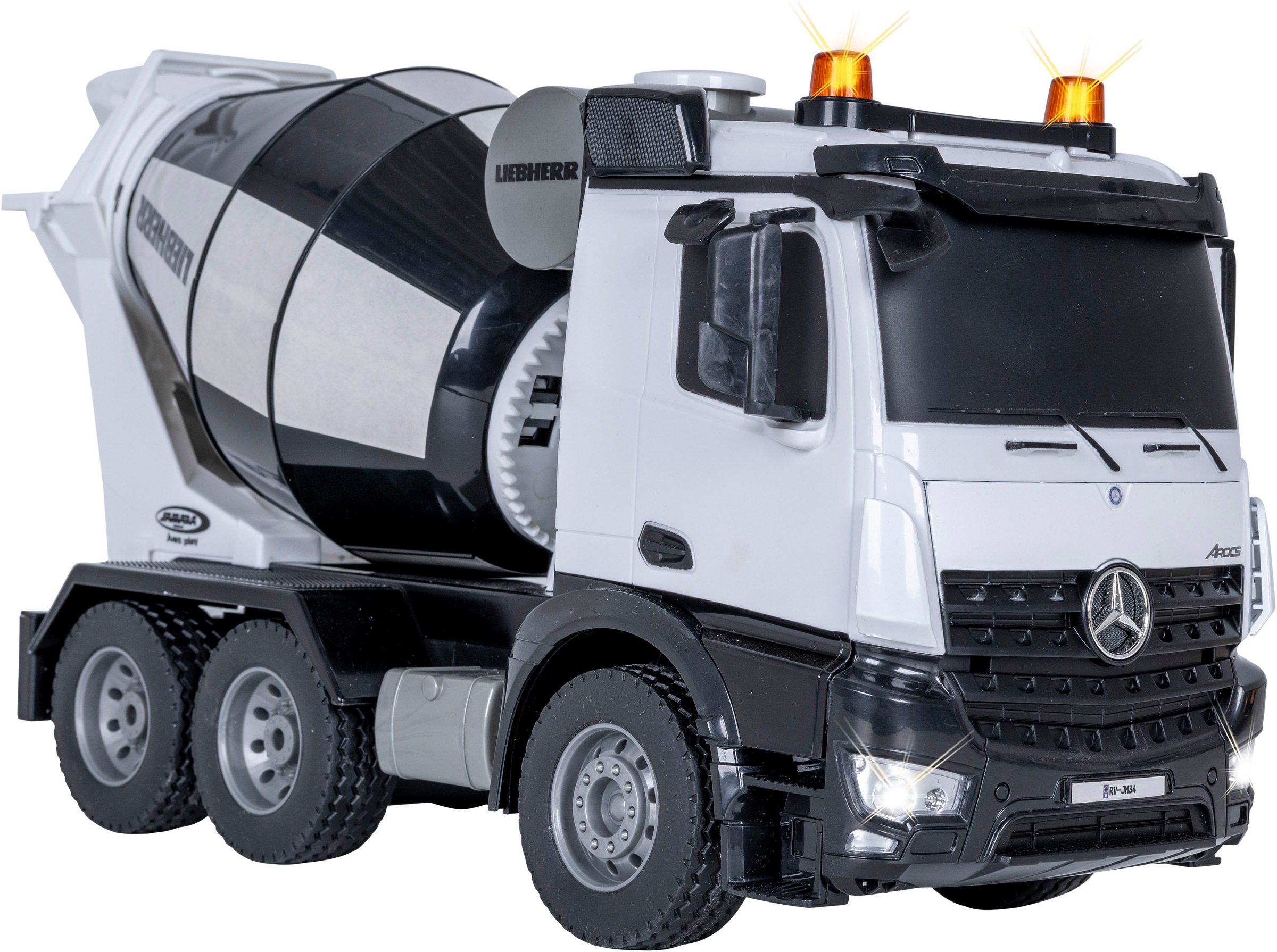 Jamara RC-Auto »Fahrmischer Mercedes-Benz Arocs Liebherr 1:20 2,4GHz«, mit LED Licht