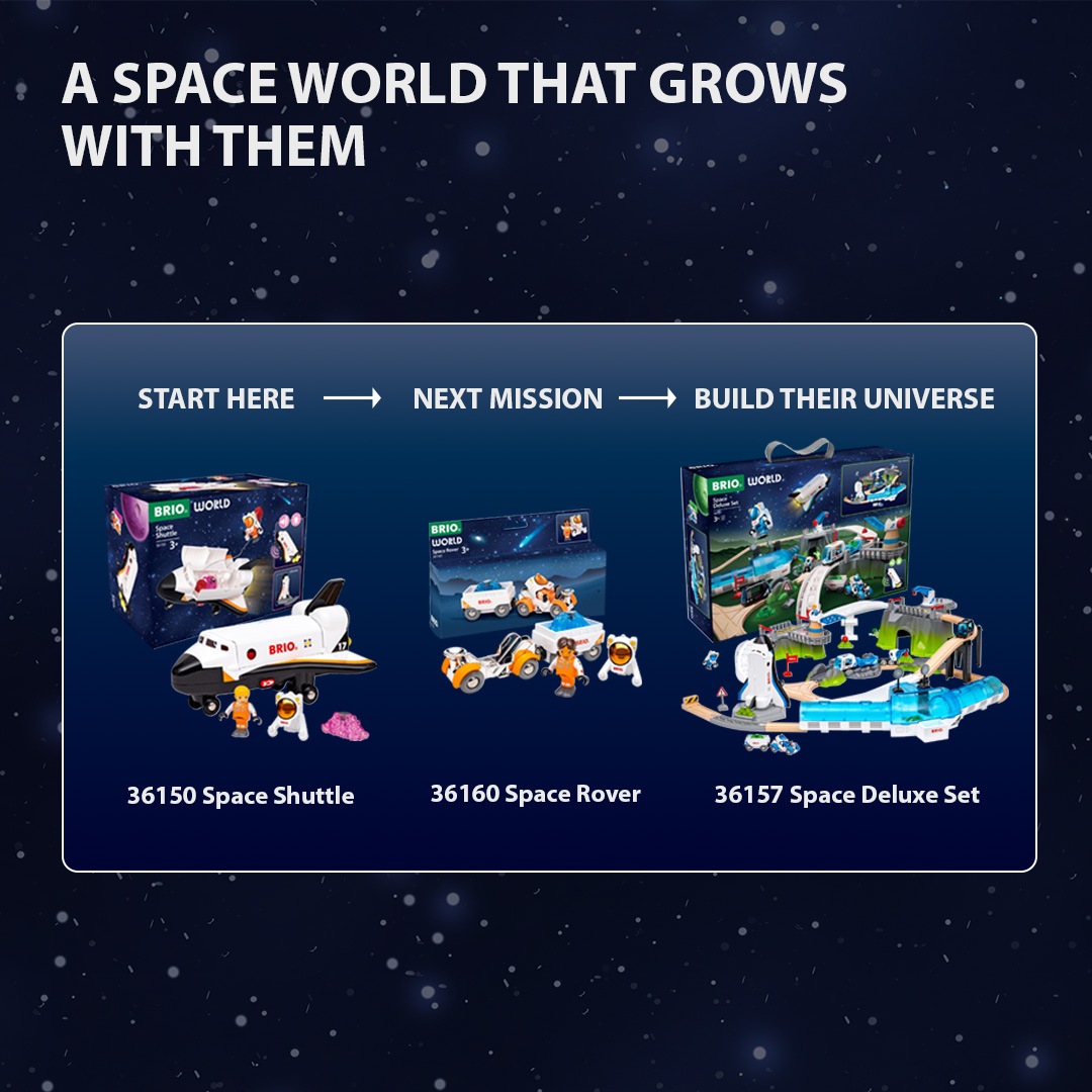 BRIO® Spielzeug-Flugrakete »BRIO® WORLD, Space Shuttle (36150)« mit Licht und Sound