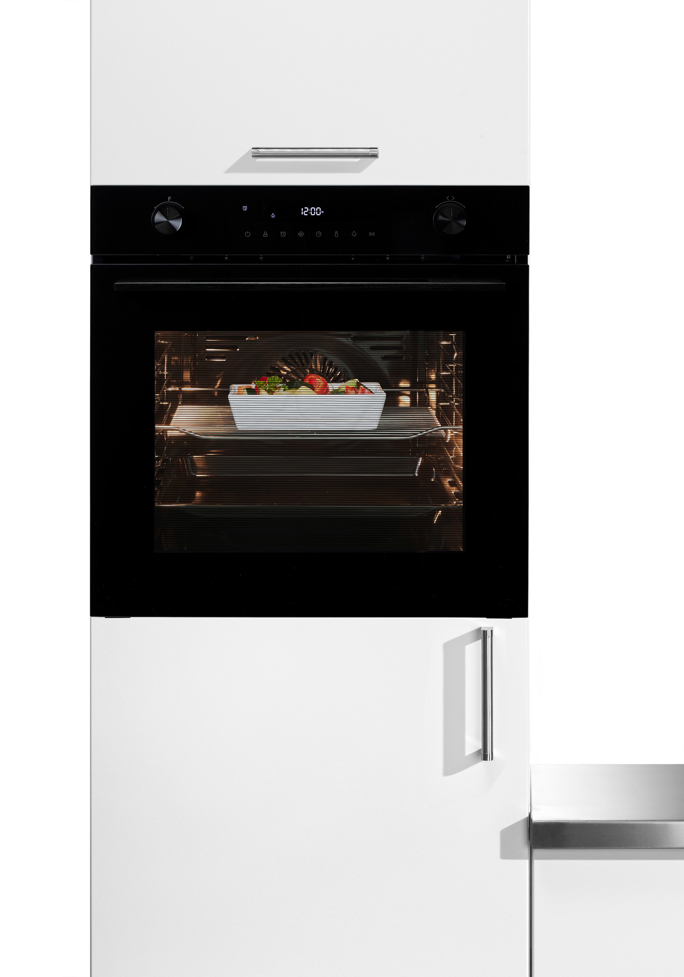 Hanseatic Einbaubackofen »HBO7212A1« AirFry Funktion - die gesündere Alternative zur Fritteuse