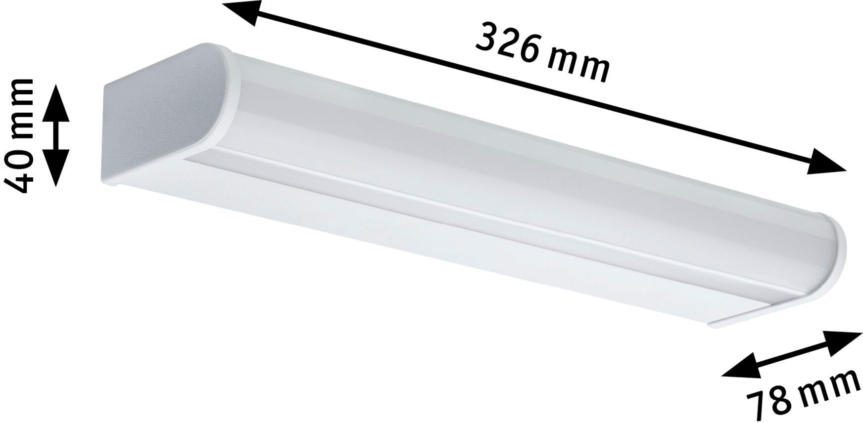 Paulmann LED Wandleuchte »Arneb IP44 9W Weiß«, 1 flammig-flammig, Arneb  IP44 9W Weiß online bestellen