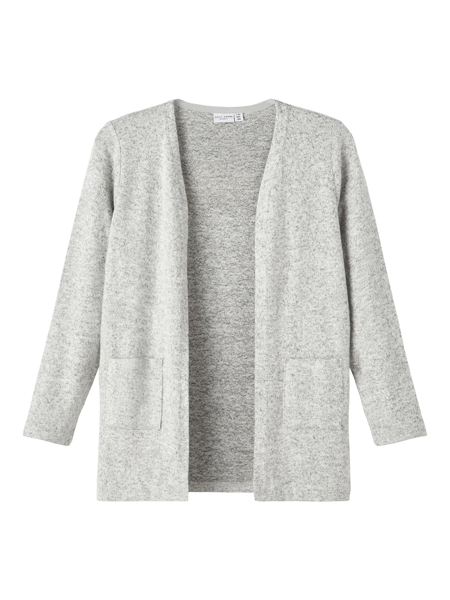 Name It Strickjacke »NKFVICTI – Cardigan ohne Verschluss aus Feinstrick«, unifarben, casual, regular fit, Feinstrick, V-Ausschnitt
