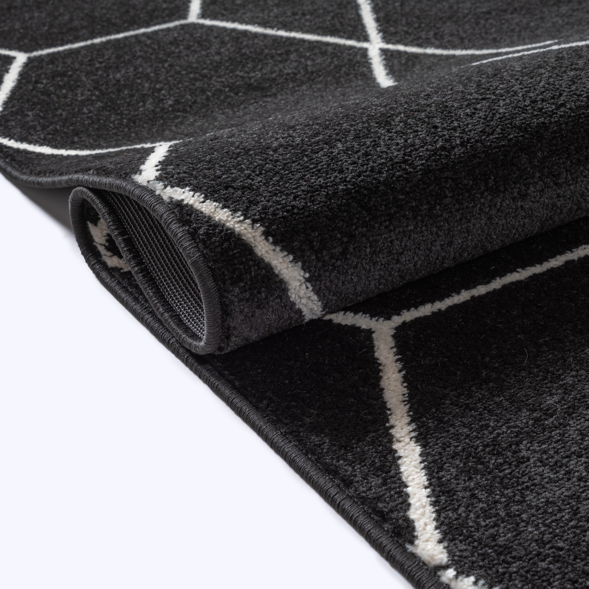 Sanat Teppich »Trellis , auch als Läufer und Rund« rechteckig 10 mm Höhe Kurzflor, skandi, boho, große Farbauswahl, alle Räume