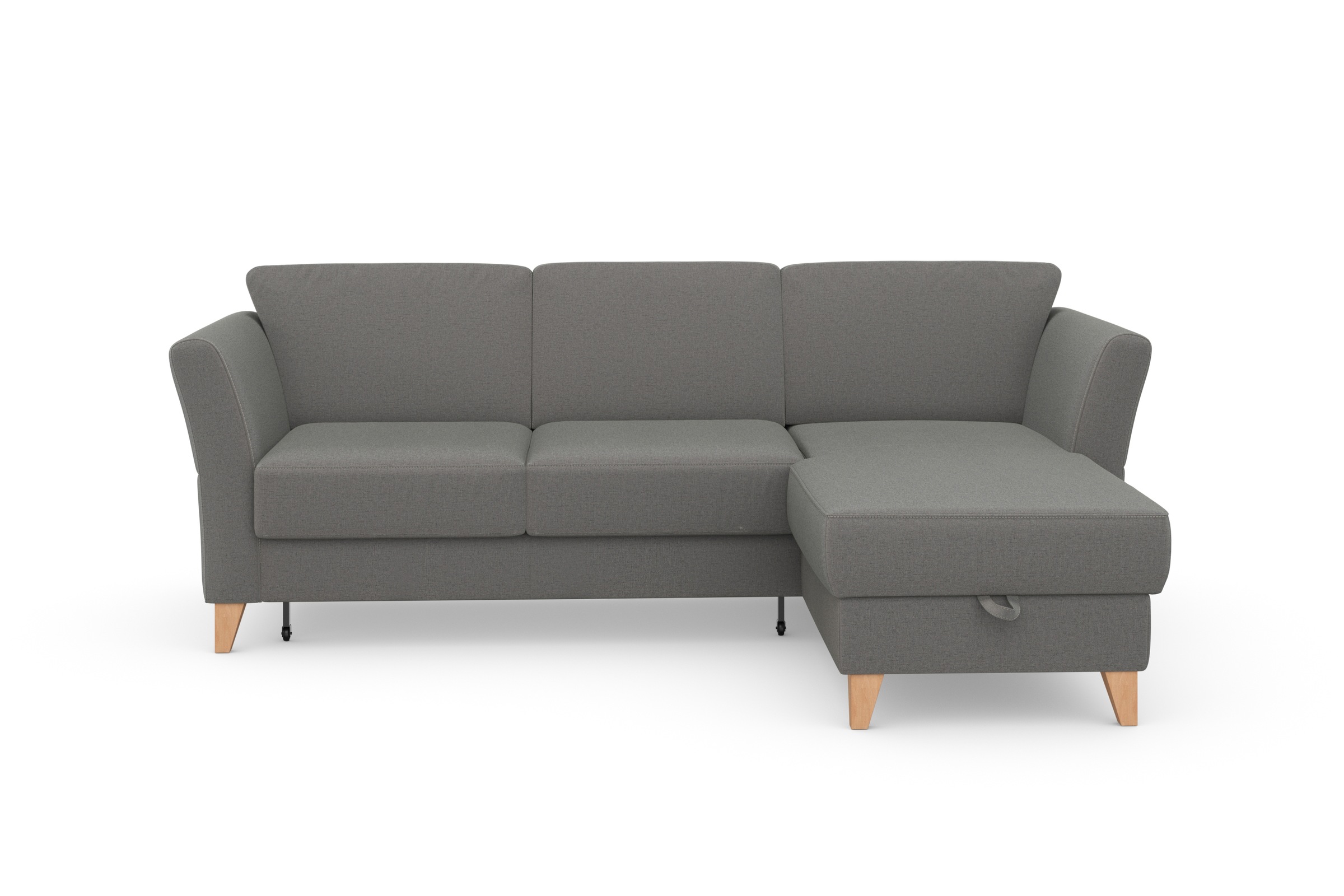 sit&more Ecksofa »Visby L-Form« Wahlweise mit Bettfunktion und Bettkasten, günstig online kaufen