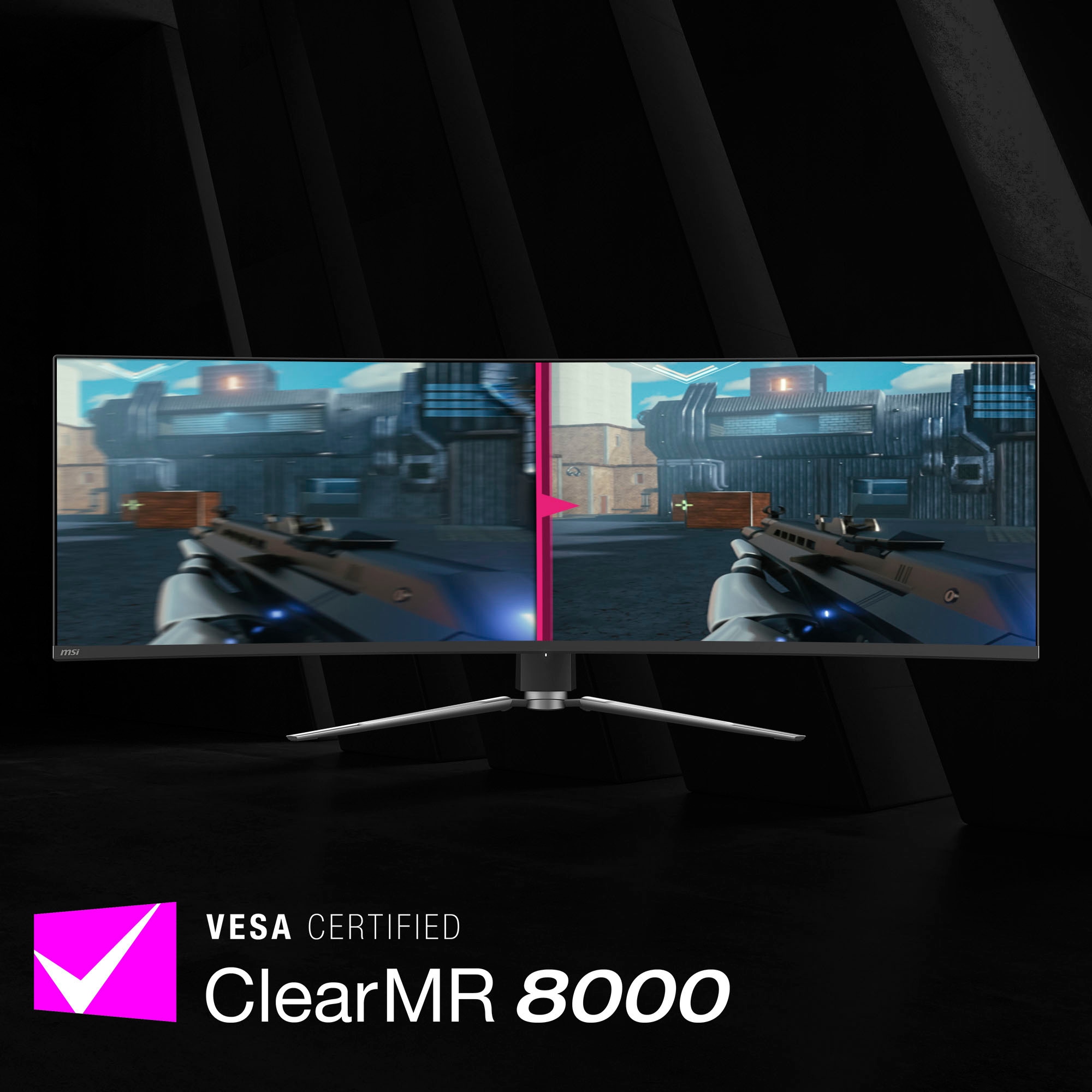 MSI Curved-Gaming-Monitor »MPG 491CQP QD-OLED«, 125 cm/49 Zoll, 5120 x 1440 px, DQHD, 0,03 ms Reaktionszeit, 144 Hz