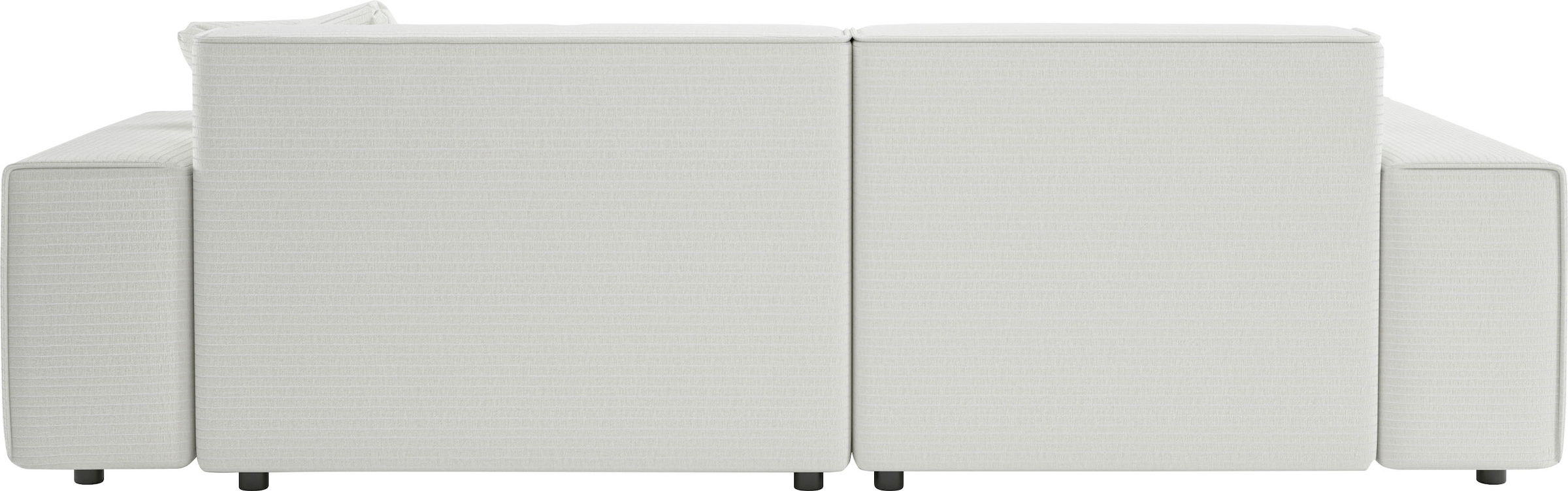 andas Ecksofa »Glimminge L-Form auch in Breitcord, Feincord + Easy care-Bezug,«, Breite 234, Zierkissen