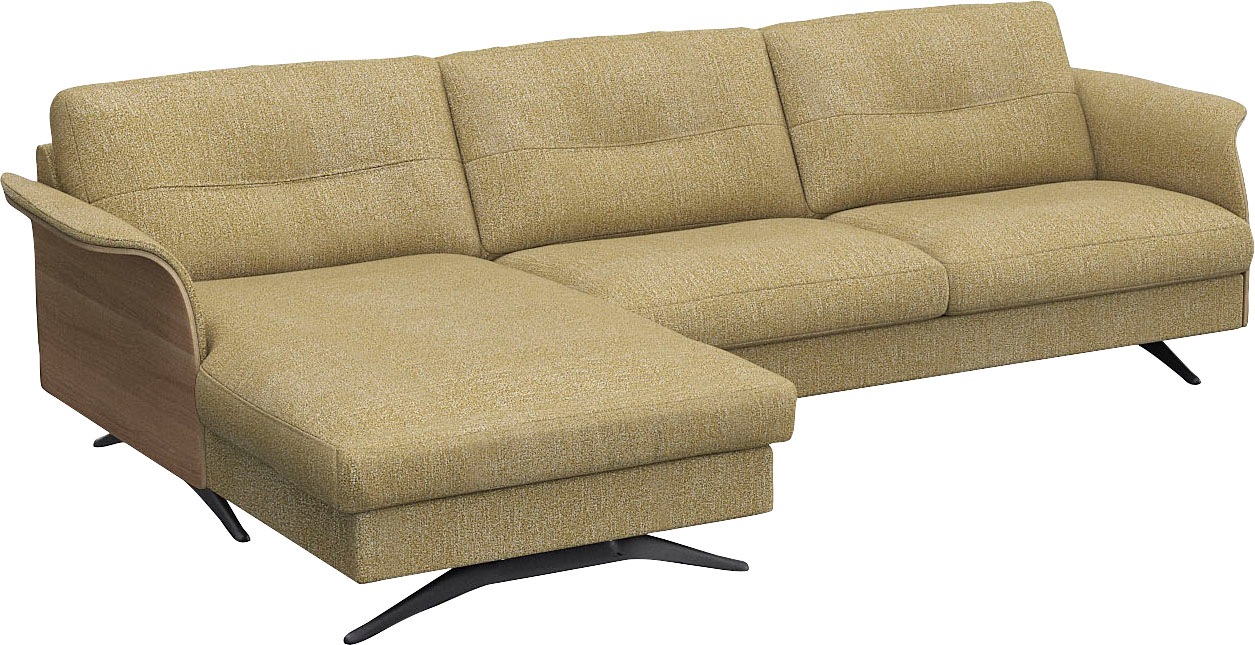 FLEXLUX Ecksofa »Glow, super bequem durch hochwertigem Sitzaufbau mit Feder günstig online kaufen