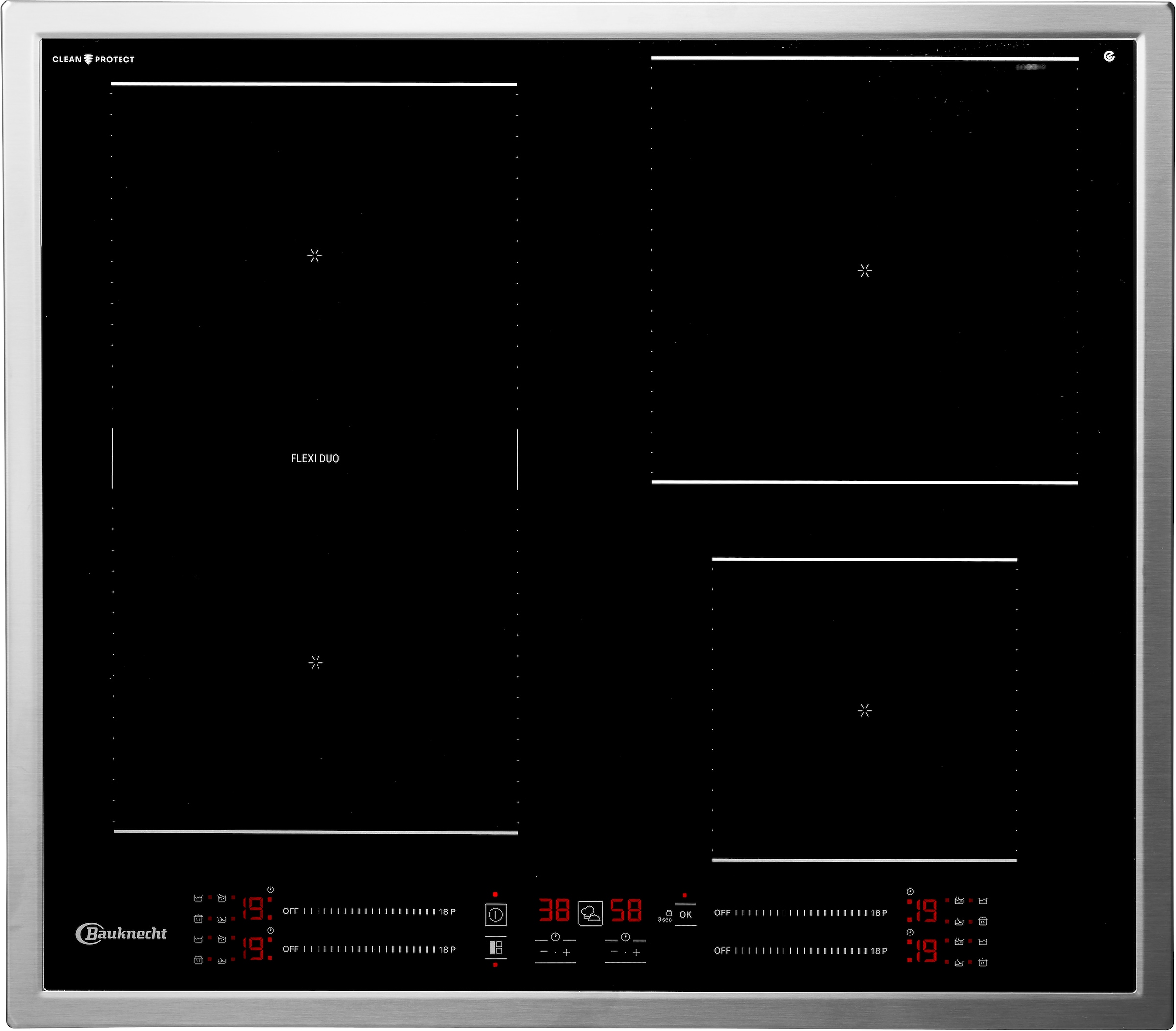 BAUKNECHT Backofen-Set »BAKO 940 Airfry Flex« mit Teilauszug Set, 2 Stk. tlg. AirFry-Funktion – die gesündere Alternative zur Fritteuse