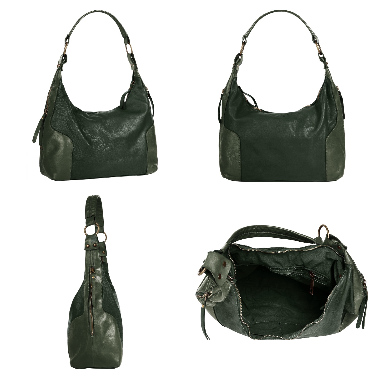 Samantha Look Shopper, echt Leder, Made in Italy