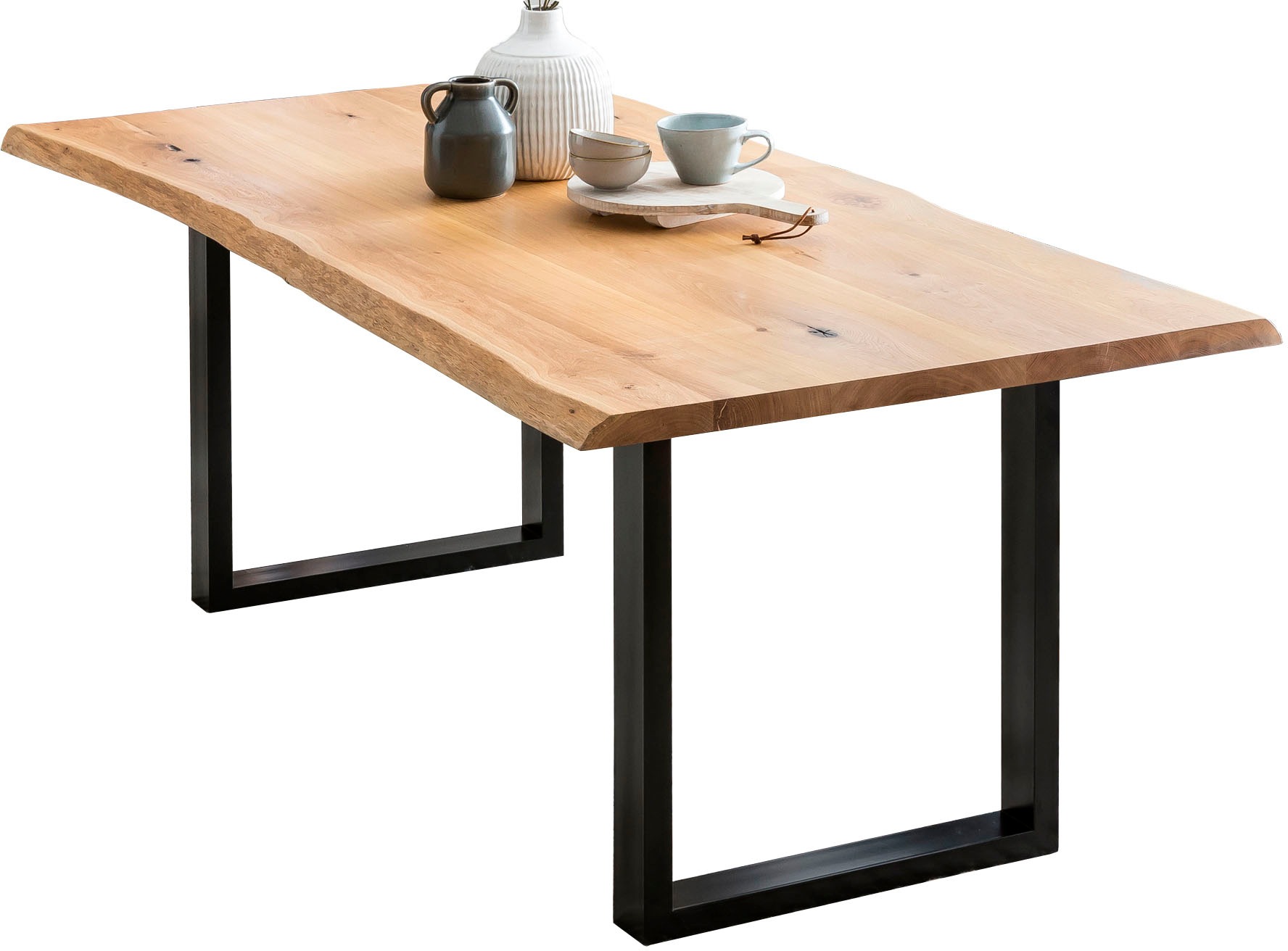 SalesFever Esstisch »Design-Speisetisch für stilvolles Ambiente« UV-lackier günstig online kaufen