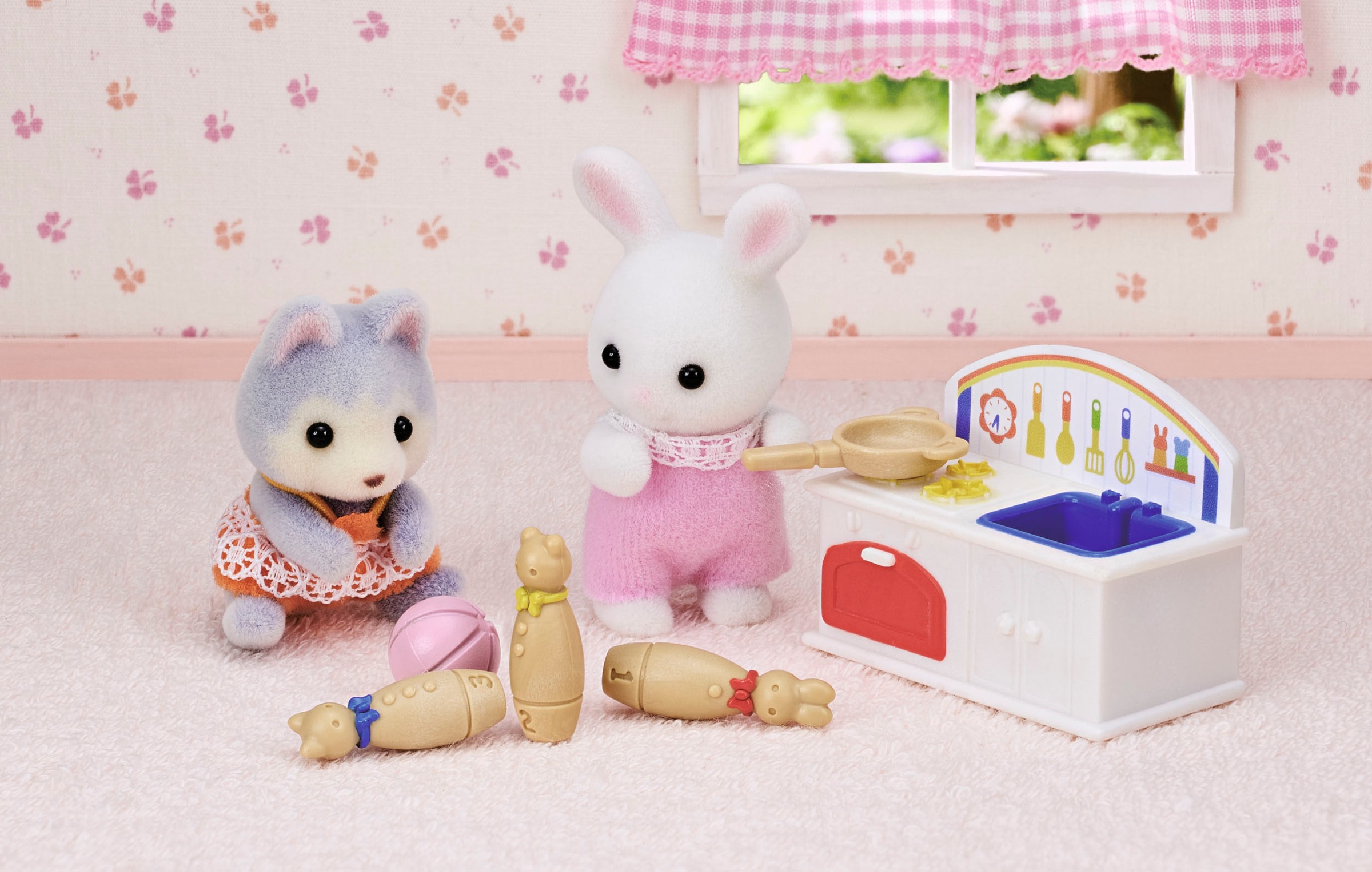 Sylvanian Families Spielfigur »Spielset Baby Kindergarten Spielzeug mit Figuren (5709)«