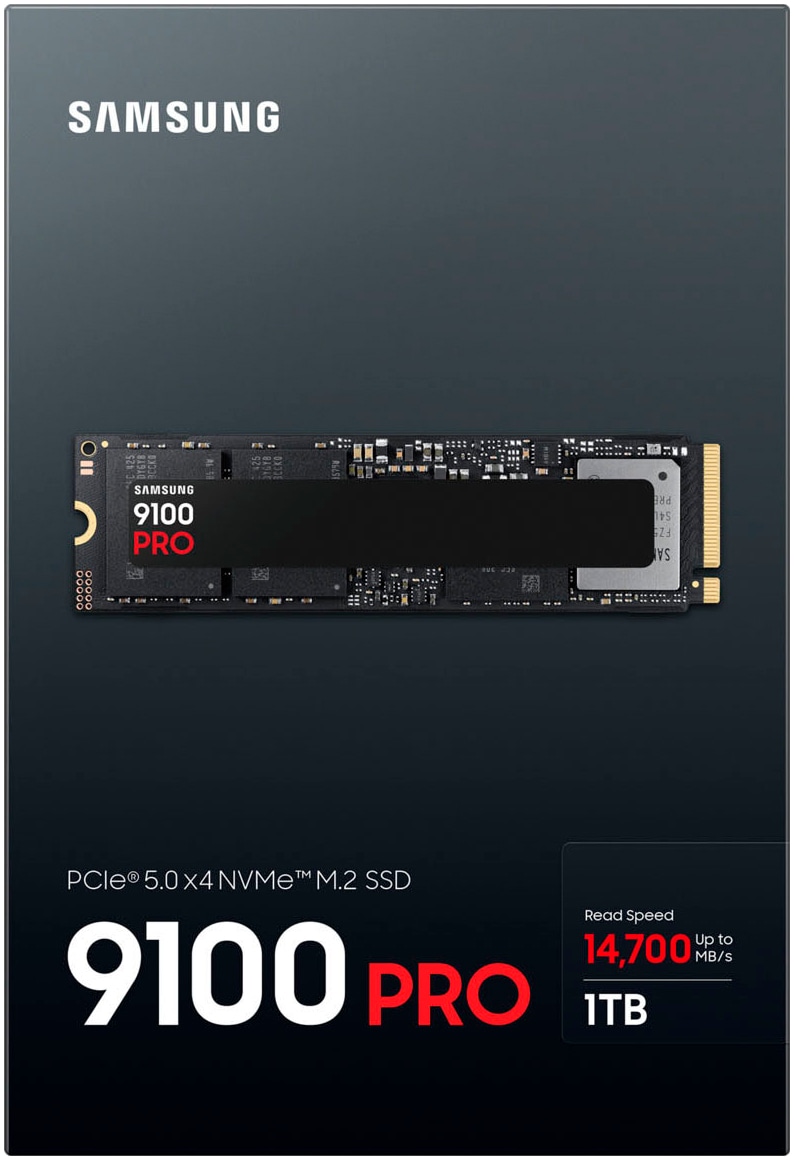 Samsung interne Gaming-SSD »9100 PRO SSD 1TB«, Anschluss M.2 PCIe