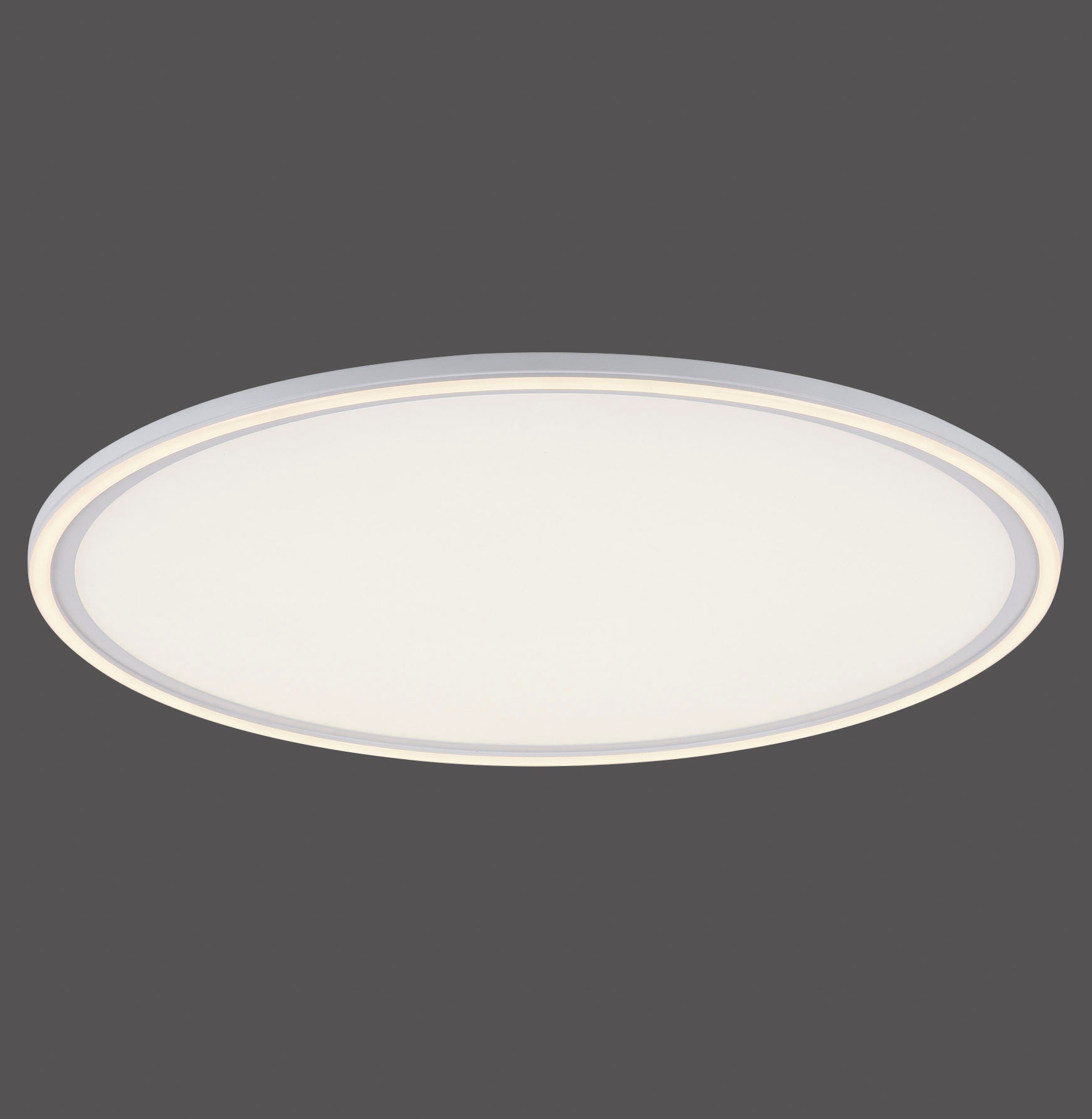 JUST LIGHT Deckenleuchte »EDGING«, 2 flammig, Leuchtmittel LED-Board-LED-Board | LED fest integriert-LED fest integriert, LED, Fernbedienung, Funk inkl., separat steuerbar (Schalter)